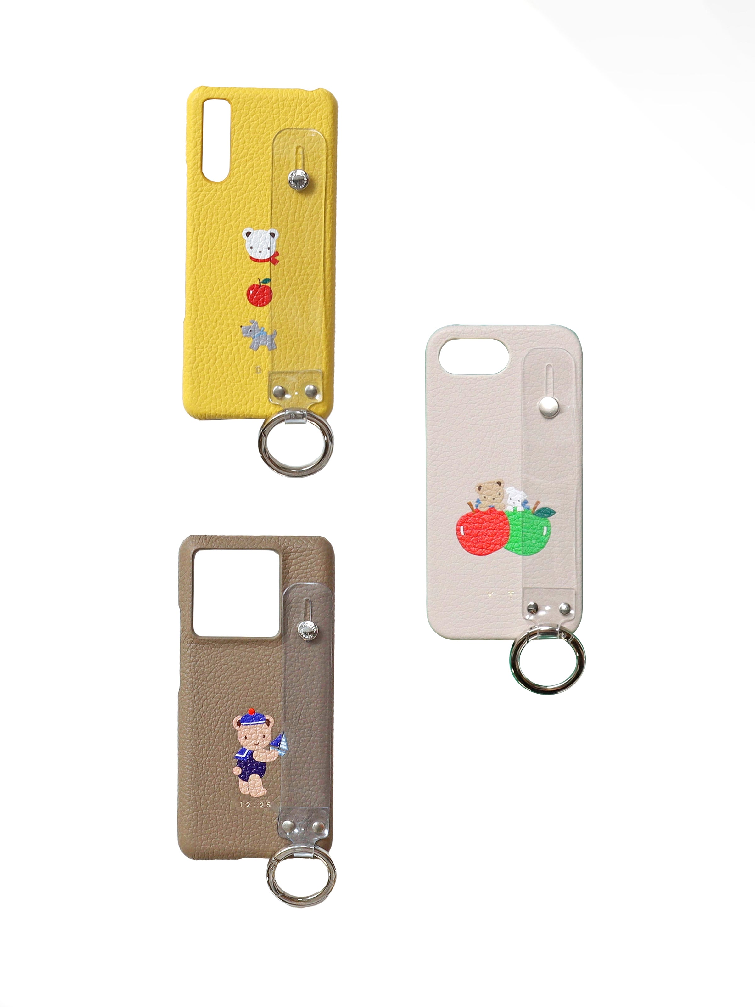 【受注販売】カスタマイズスマホケース(ハンドベルト付き・名入れ)(9月限定)