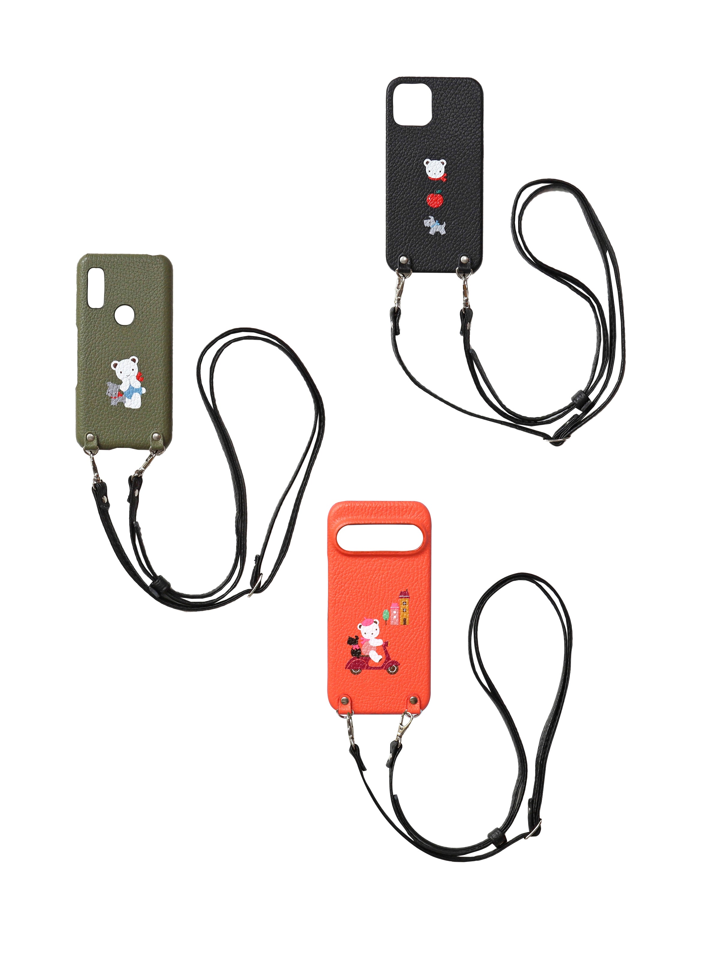 【未使用】ファミリア 受注カスタマイズ スマホショルダー 受注販売】カスタマイズスマホケース(ショルダーストラップ付き