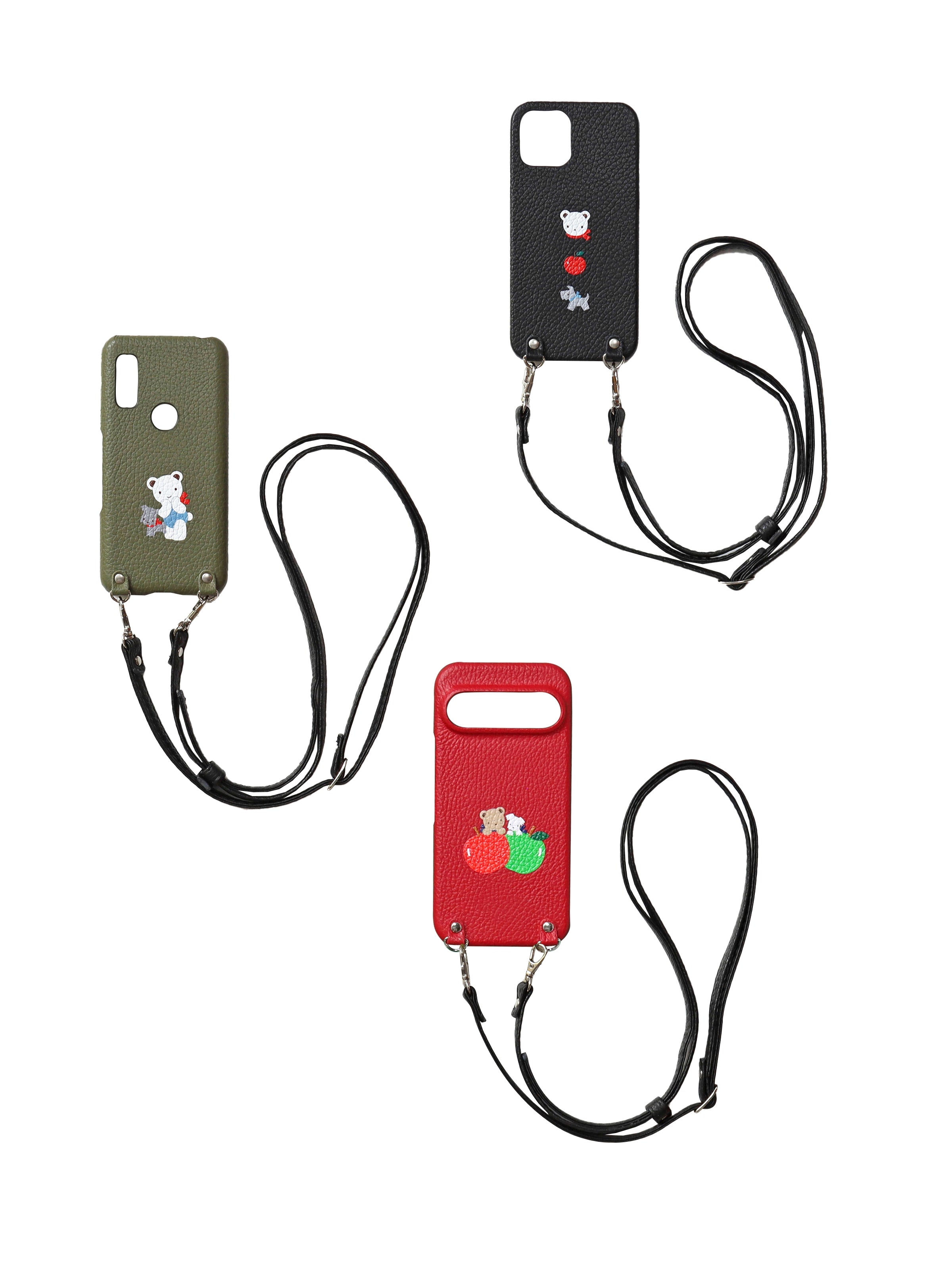 【受注販売】カスタマイズスマホケース(ショルダーストラップ付き・名入れ)(9月限定)