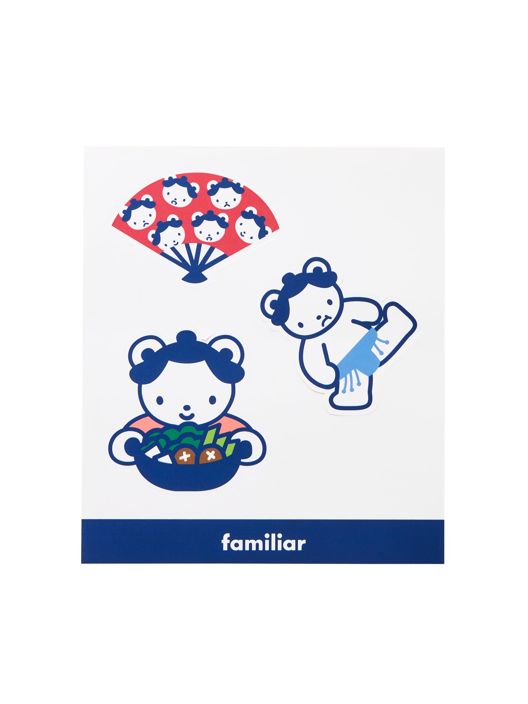 ステッカーセット〈日本相撲協会 × familiar〉