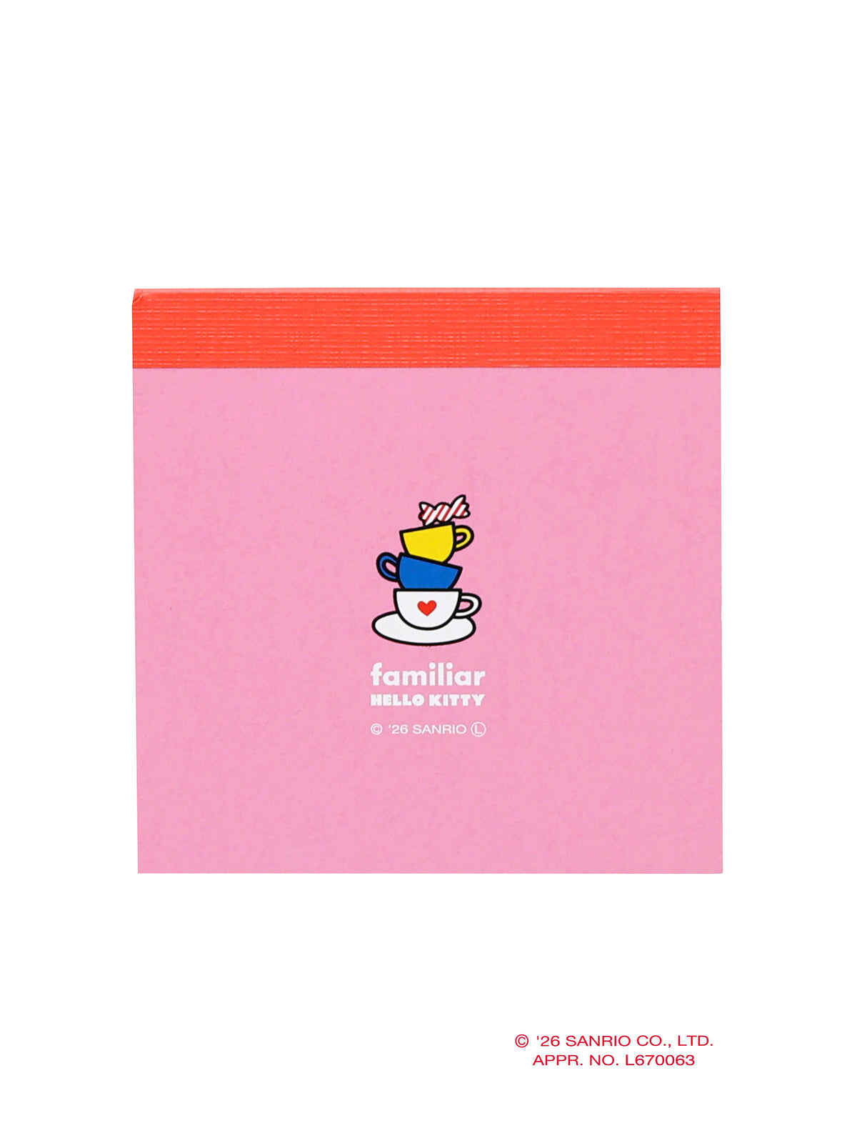 メモ帳〈ハローキティ × familiar〉