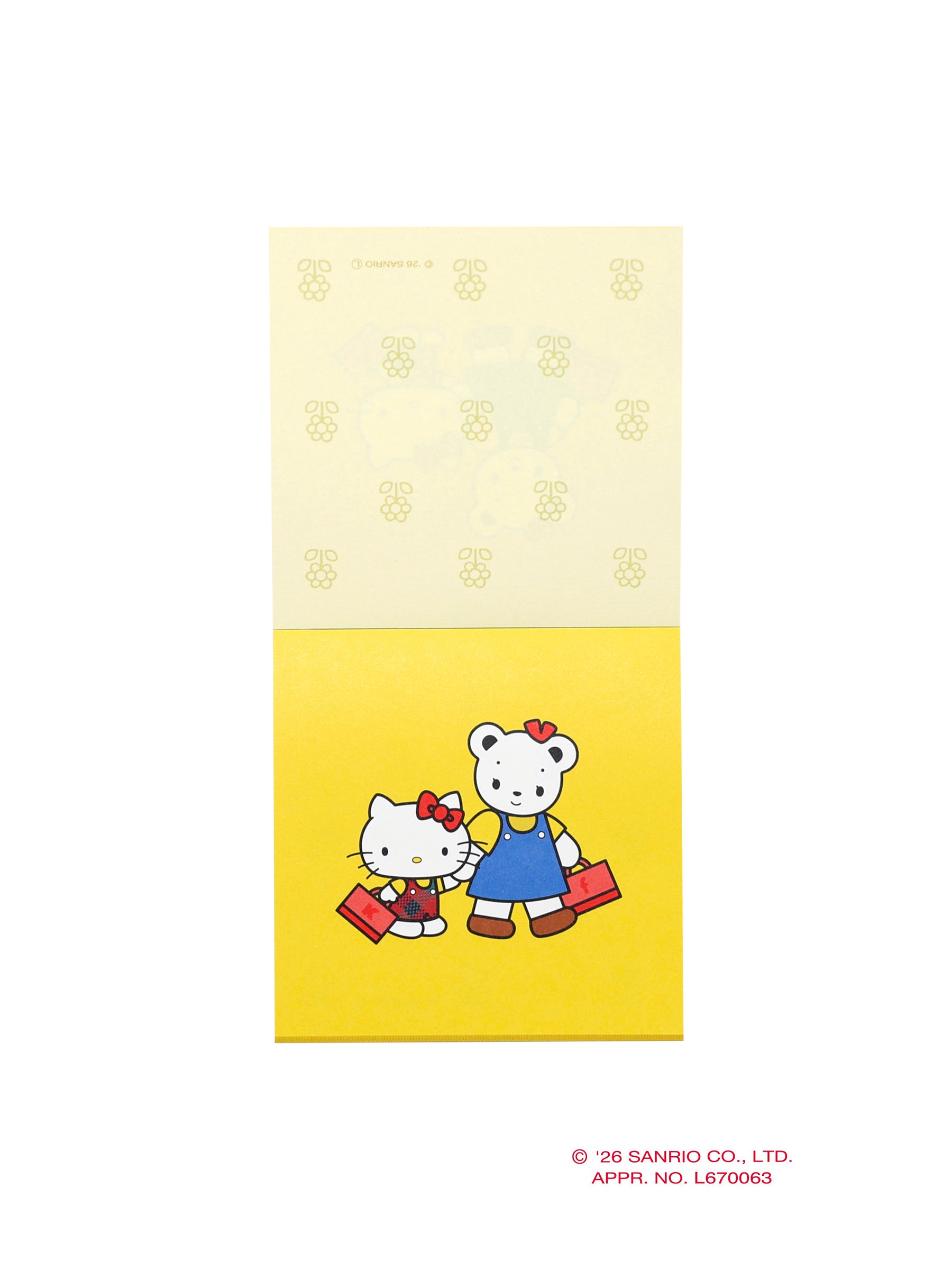 メモ帳〈ハローキティ × familiar〉