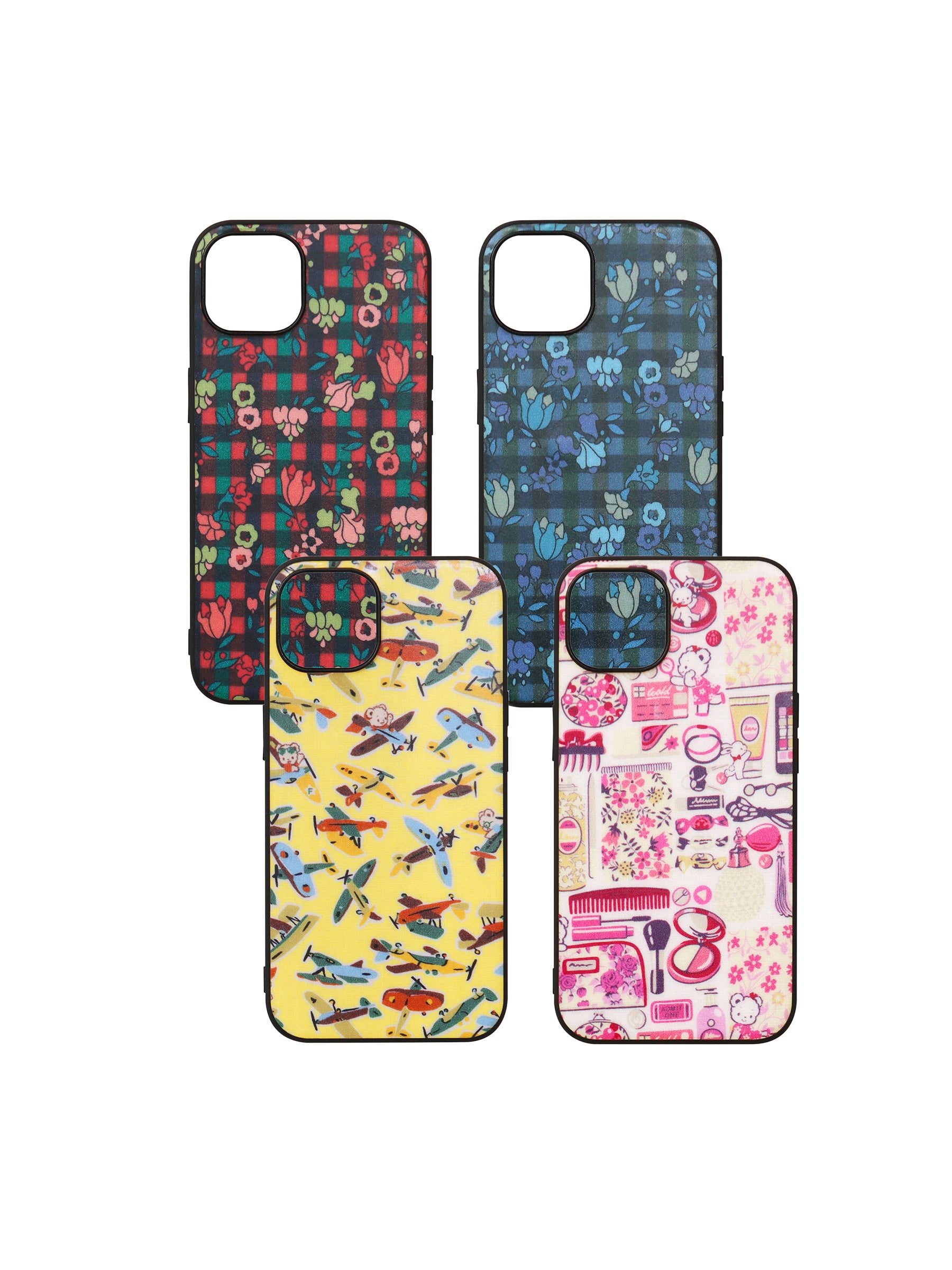 iPhoneケース（13/14）〈familiar Made with Liberty Fabrics 