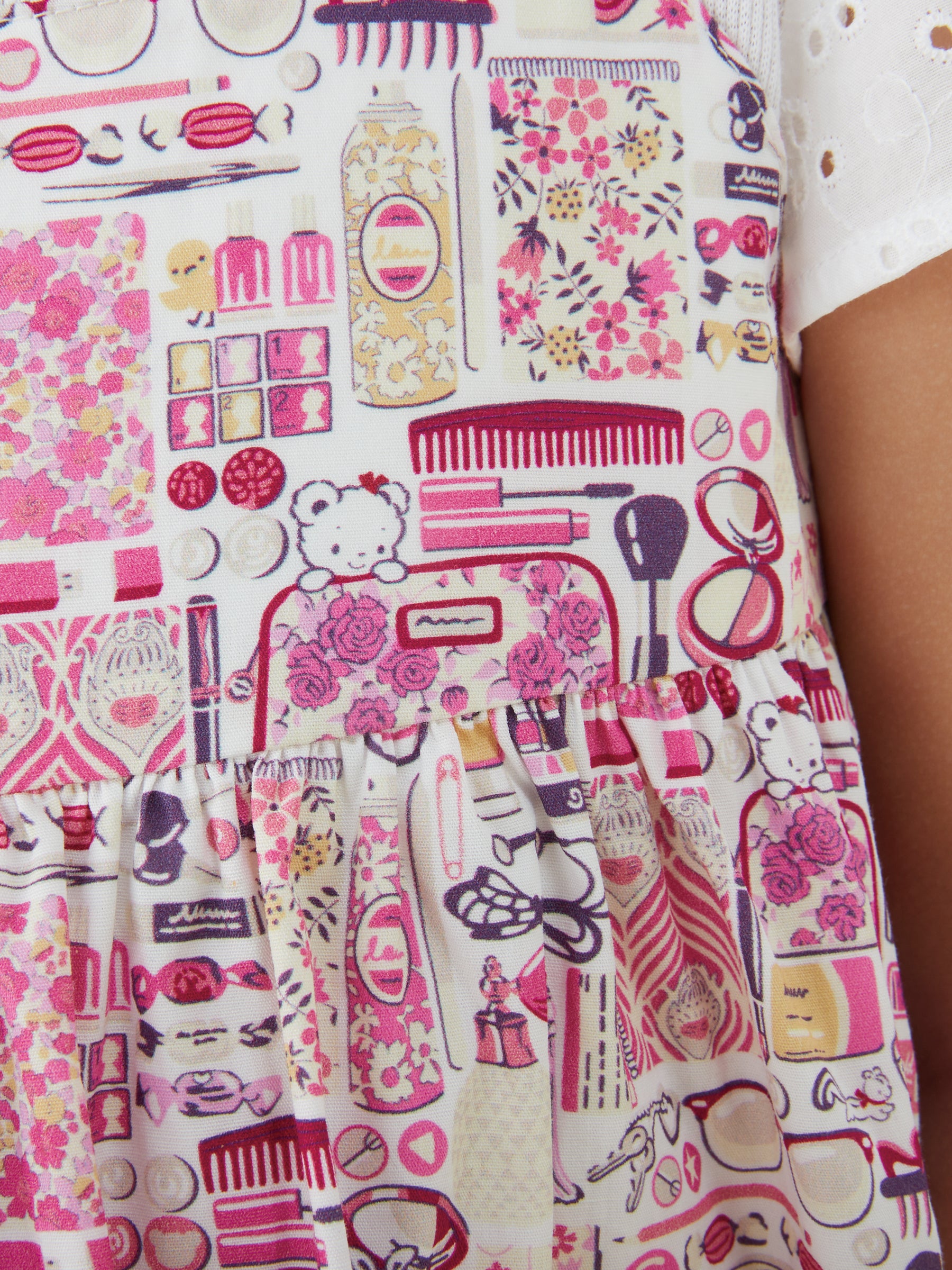 【ARCHIVE MARKET】ジャンパースカート〈familiar Made with Liberty Fabrics〉