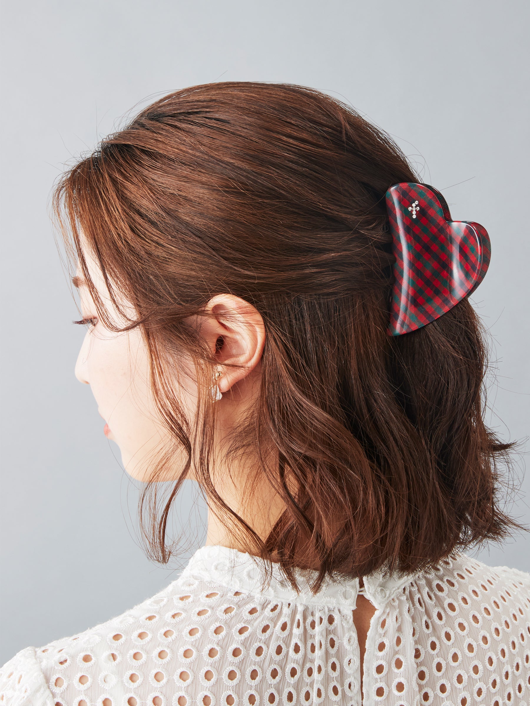 ヘアクリップ(巾着付き)