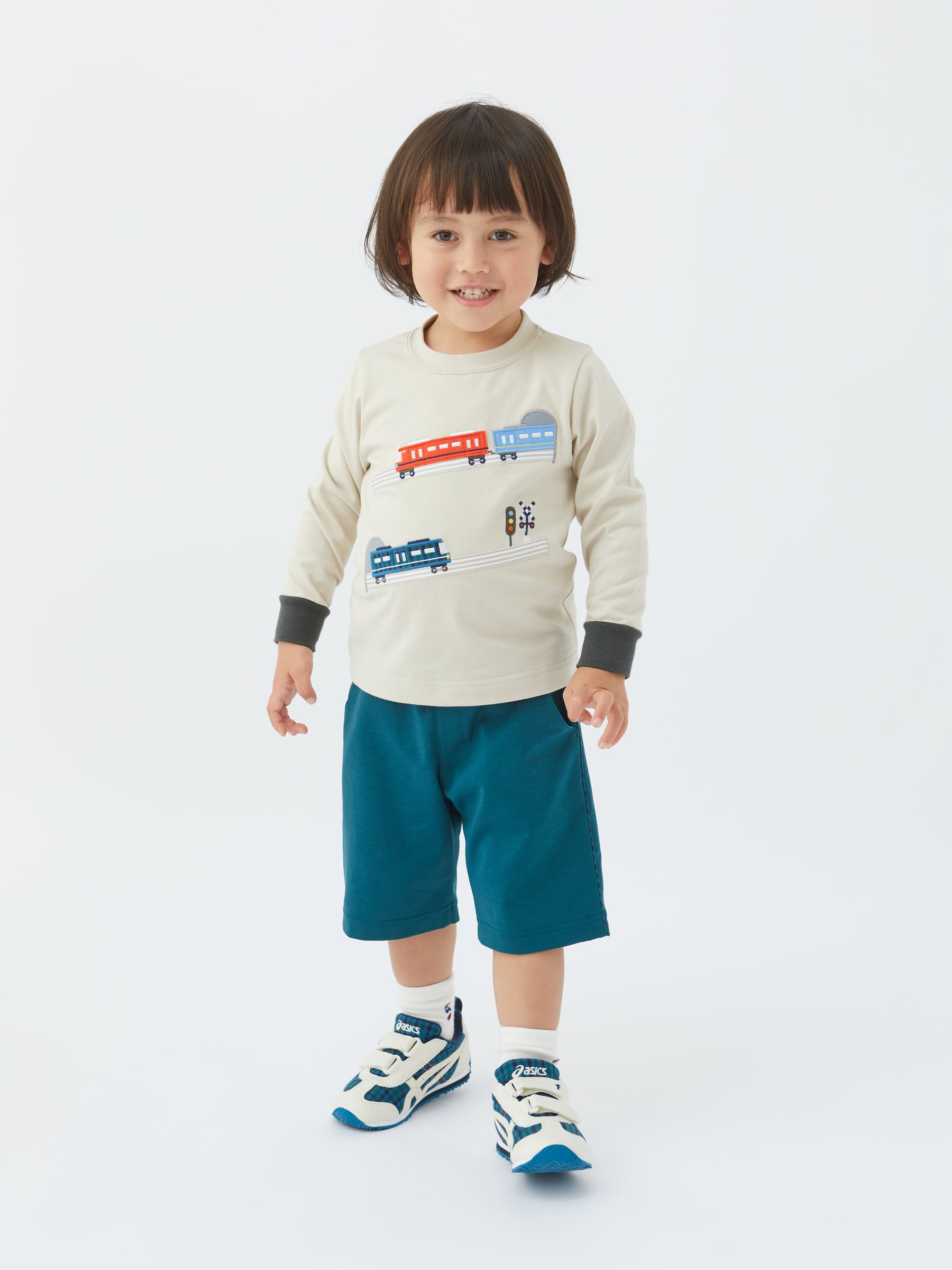 スニーカー〈アシックス × familiar〉