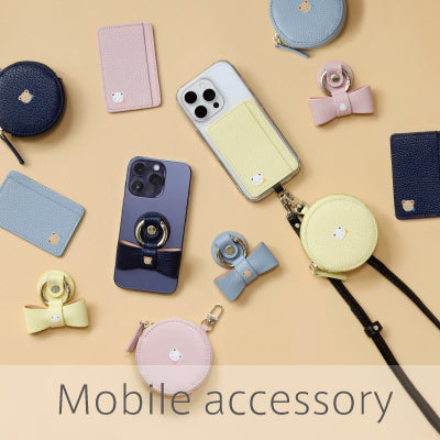 モバイルアクセサリーに春らしい優しいカラーリングの新たな