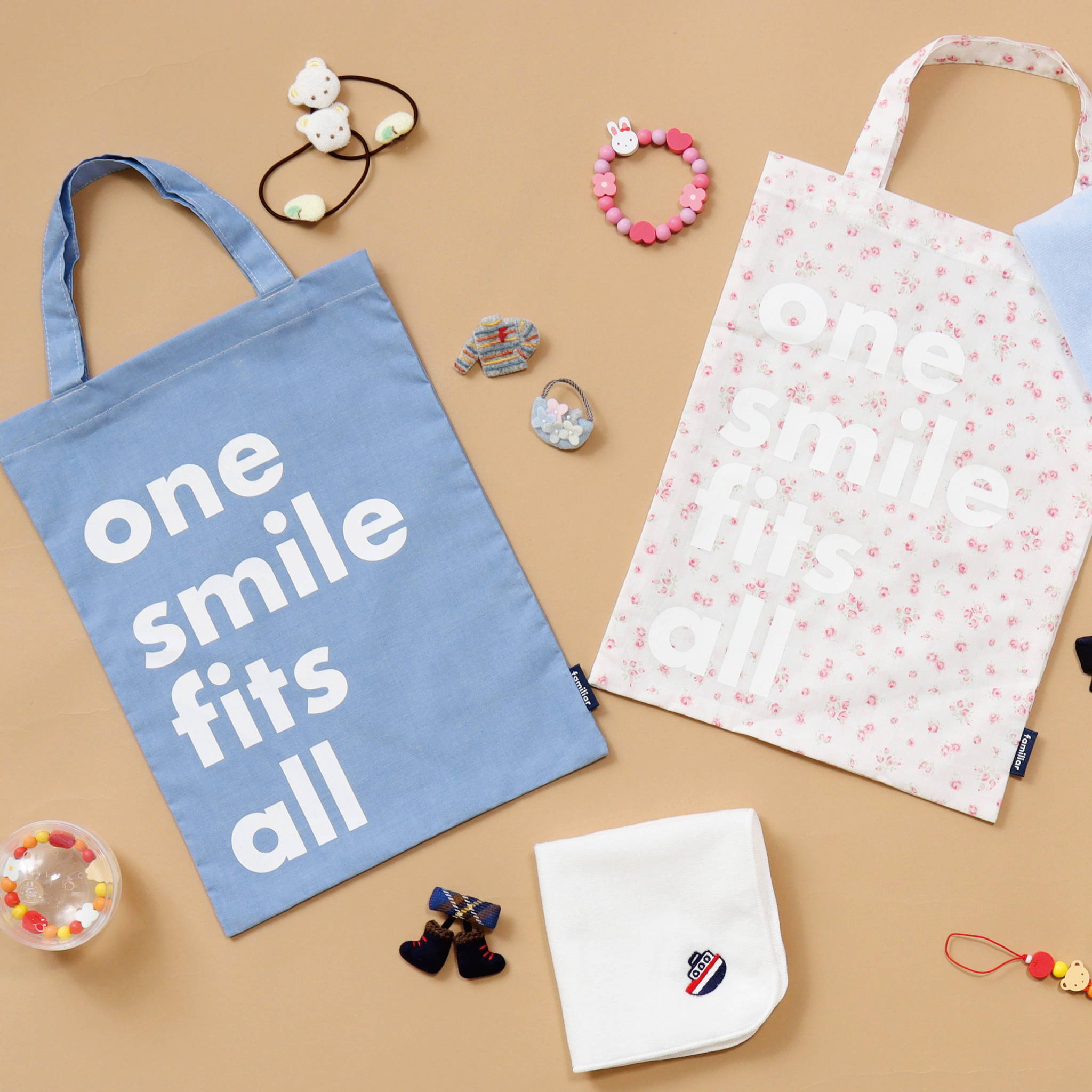 ファミリア　カプセルトイ　familiar familiar - ファミリア カプセルトイ ミニチュア デニムバッグの