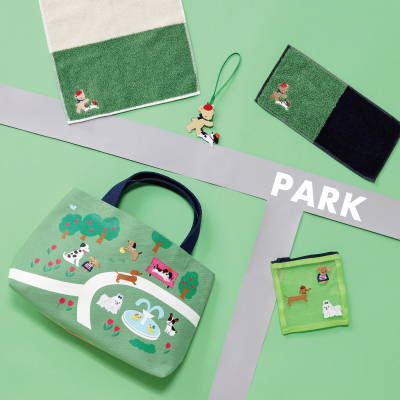 PARK」をテーマに、カラフルで楽しいアイテムが登場