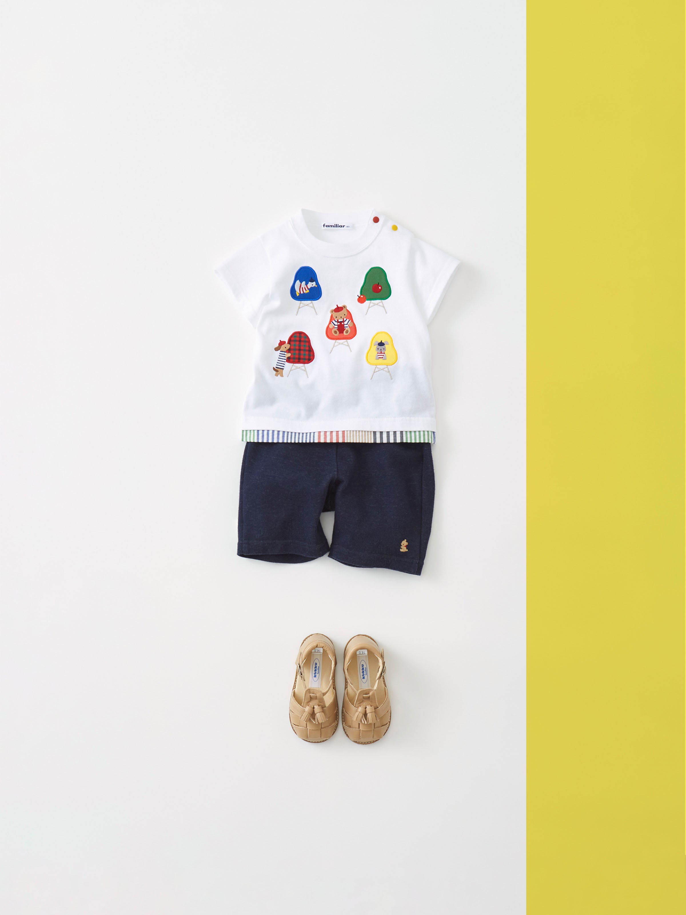 familiar 90cm お着替え5点セット Online Shop | ファミリア公式サイト