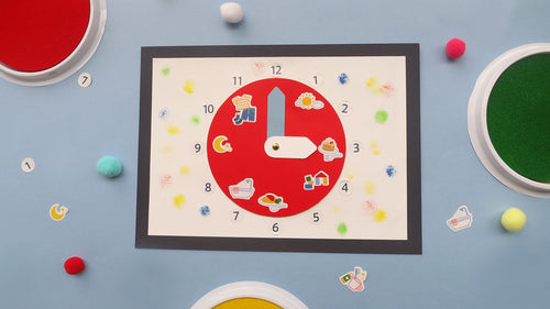 まわして遊べるおもちゃ時計をつくろう！