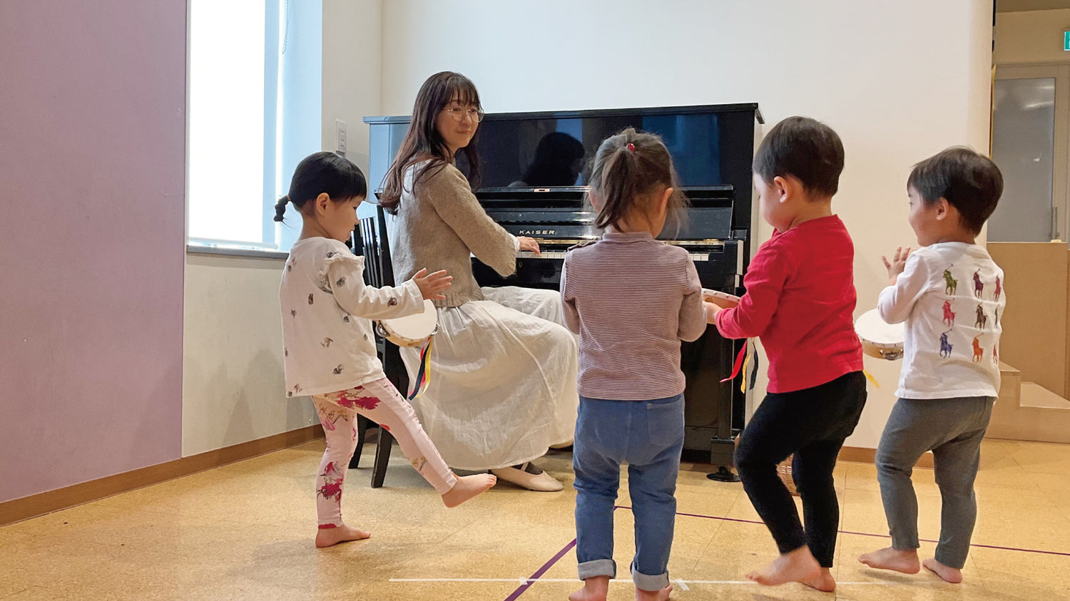 プリスクール体験見学会 カリキュラム「Music」を体験しようⅠ