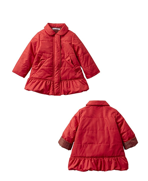 【SALE】3歳の七五三におすすめのワンピースと撥水素材を使用したショートコートセット（100cm）【4点】