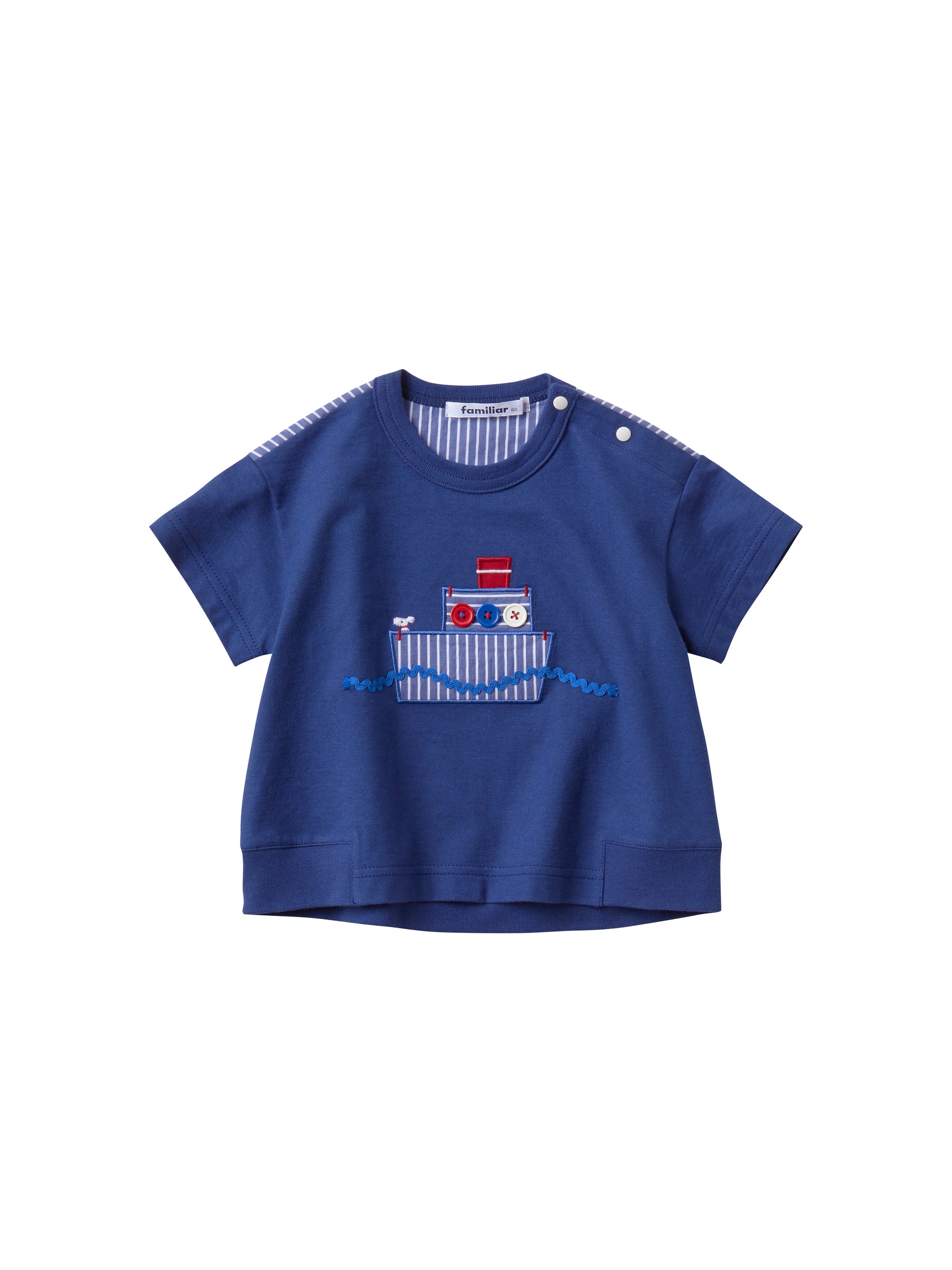 【SALE】ふねのデザインTシャツとスタンダートアイテムとオールマイティに使える長ズボンのセット（100cm）【6点】
