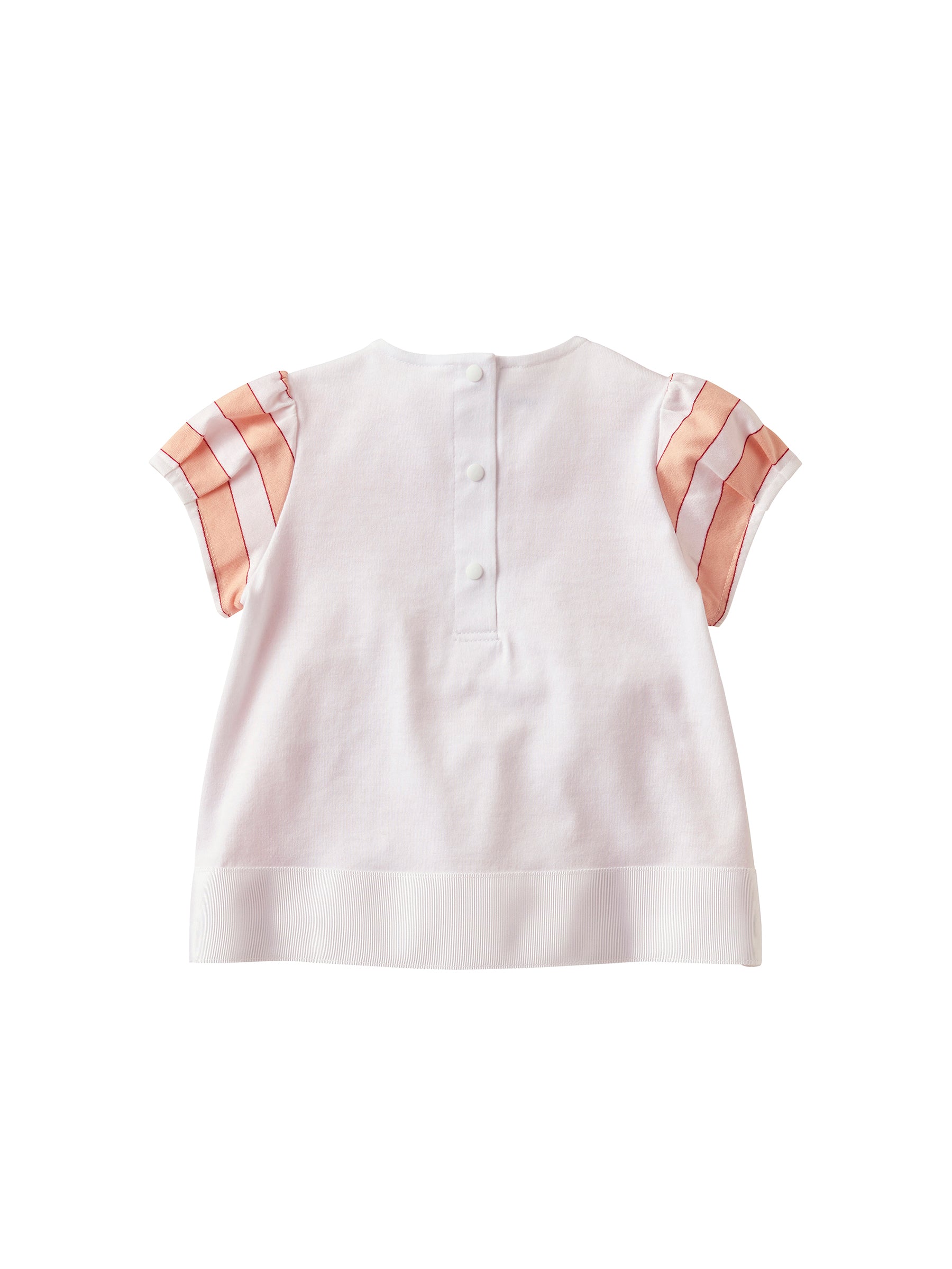 ファミリア　半袖Tシャツ　80 ピンク　ボーダー ファミリア familiar Tシャツ 半袖 ボーダー さくらんぼ ピンク 110