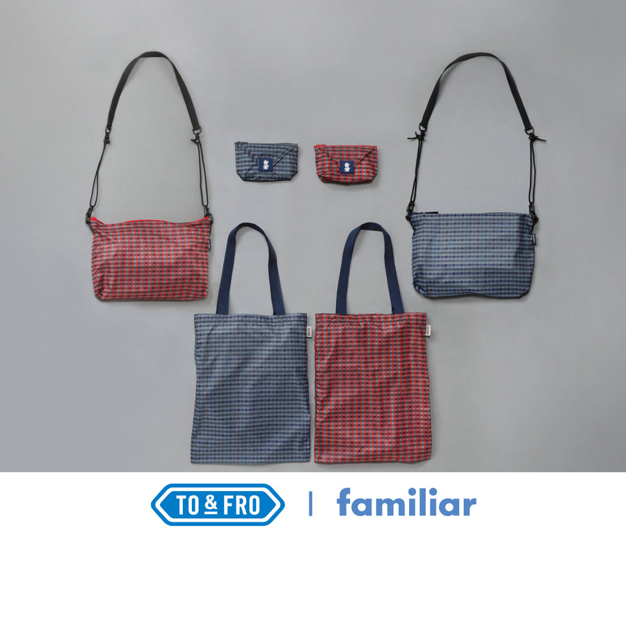 TO&FRO×familiar第2弾 新たにファミリアチェックを使用したシリーズが登場！