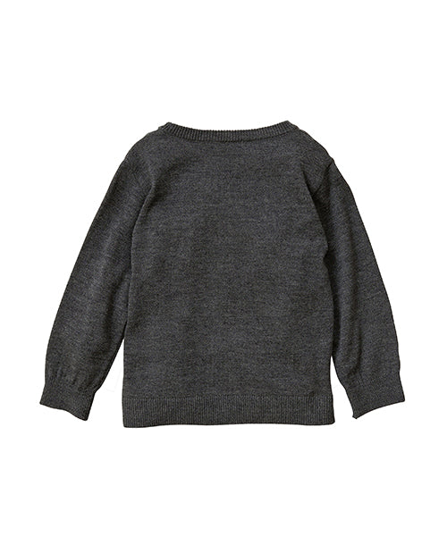 【SALE】3サイズ通園通学リンクVネックセーターセット（110cm・120cm・130cm）【3点】