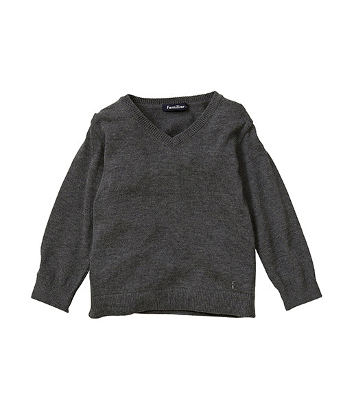 【SALE】3サイズ通園通学リンクVネックセーターセット（110cm・120cm・130cm）【3点】