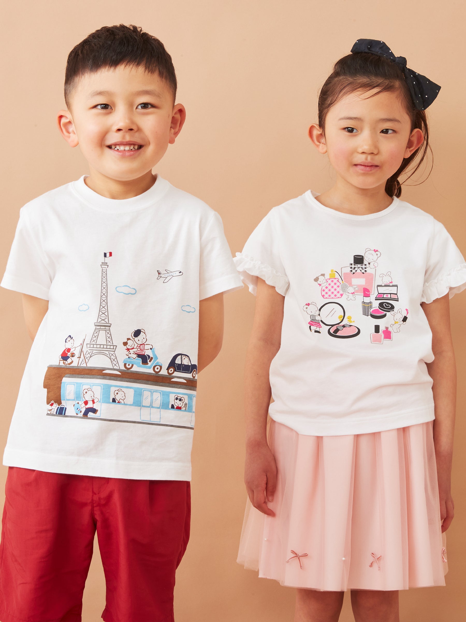 ファミリア　半袖　ファミくん　パリ Tシャツ｜ファミリア公式オンラインショップ | ファミリア公式サイト