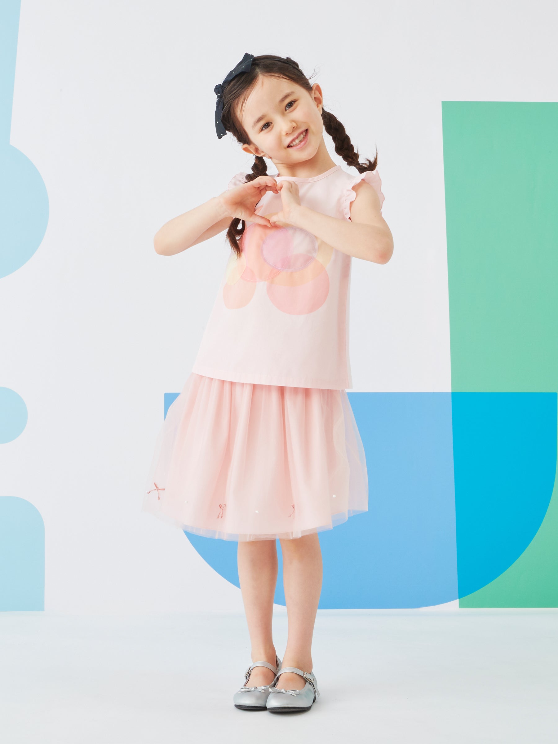 ファミリア　Tシャツ　チュニック　90 ピンク ファミリア Tシャツ チュニック 90 ピンク familiar