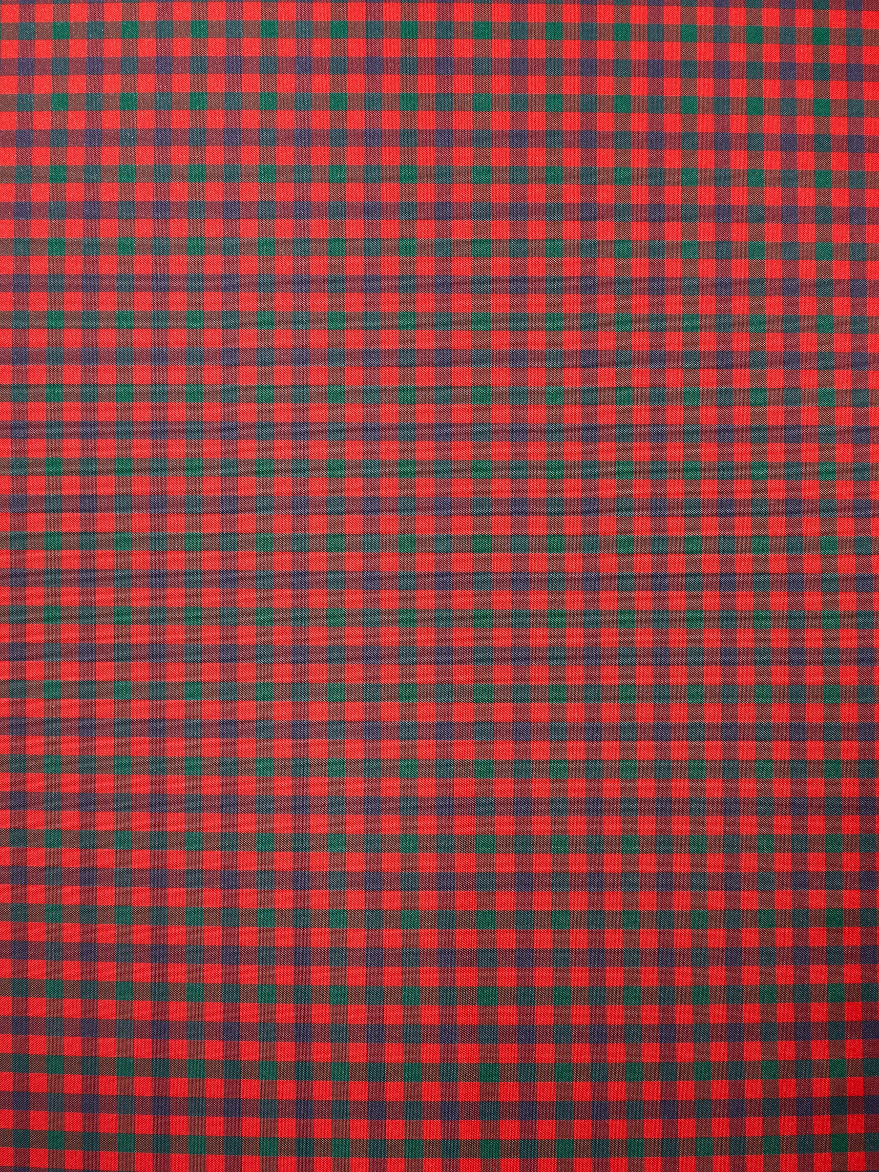 [Made-to-order] air ran. Custom Order Textile (Red Check)