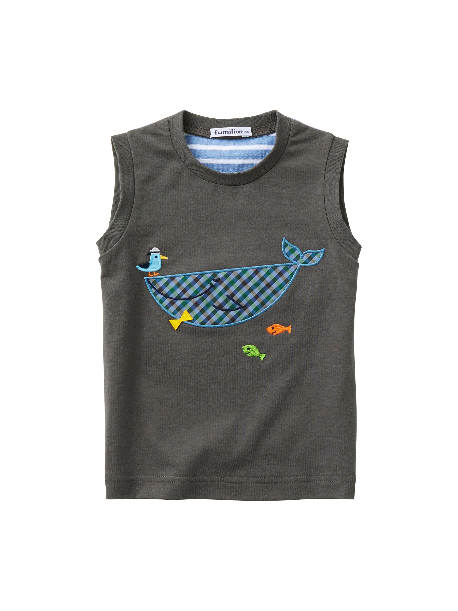 【SALE】使えるタンクトップと使える長袖Tシャツセット（110cm）【4点】