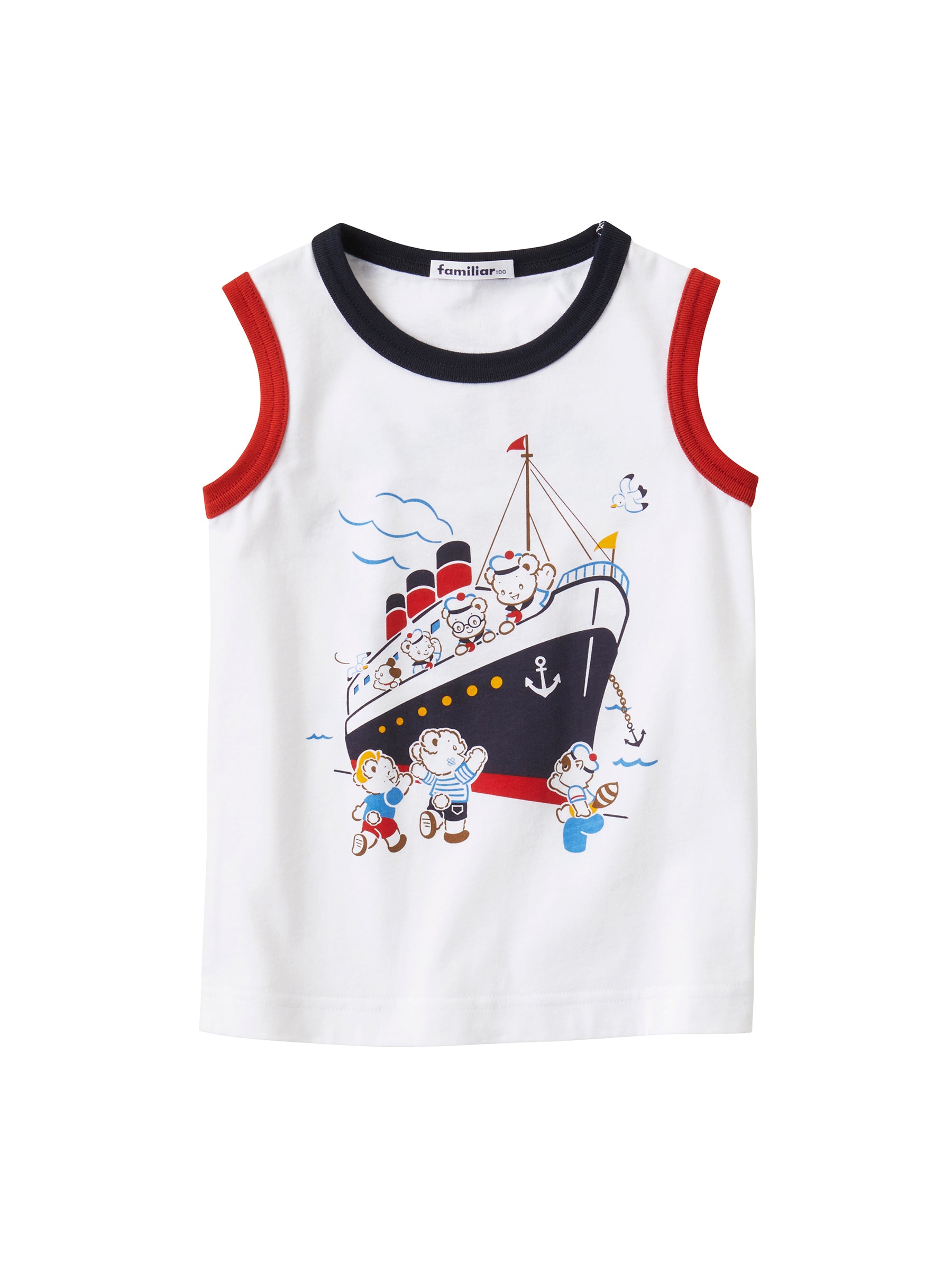 【SALE】使えるタンクトップと使える長袖Tシャツセット（110cm）【4点】