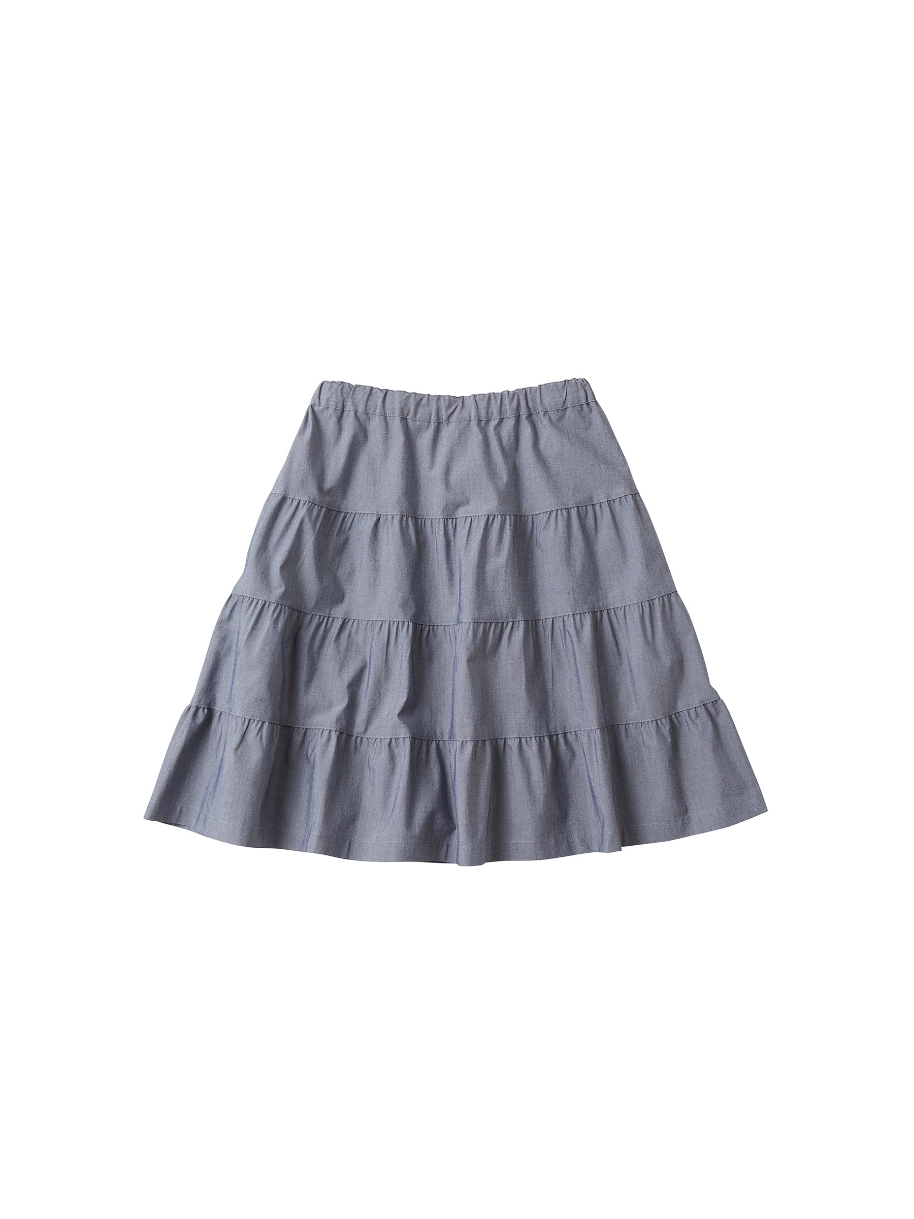 【SALE】ブルーがコーディネートのポイントセーターと合わせやすいスカートセット（140cm）【5点】