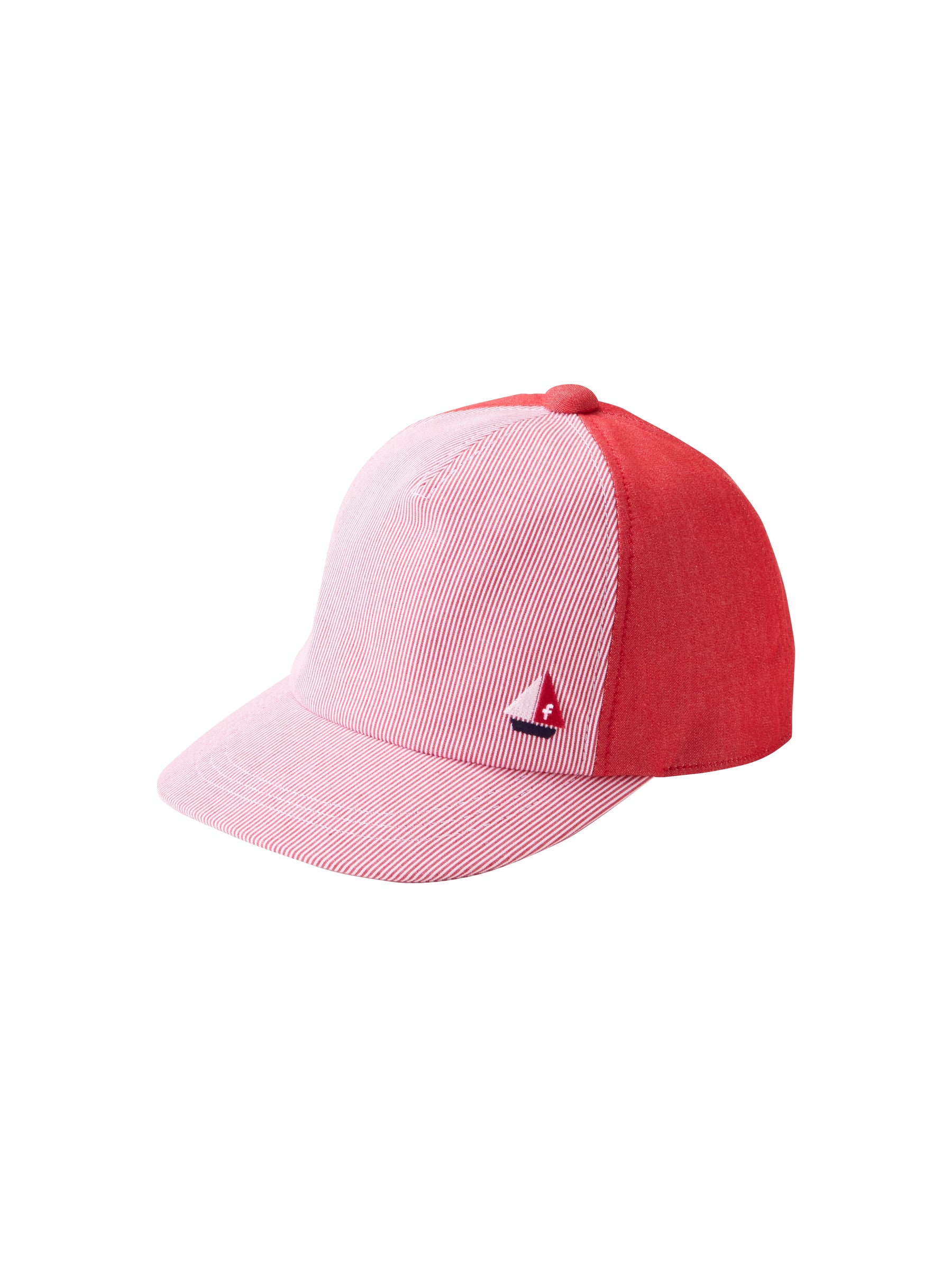 【SALE】日差しを遮る赤キャップとユニセックスTシャツセット（100cm）【4点】
