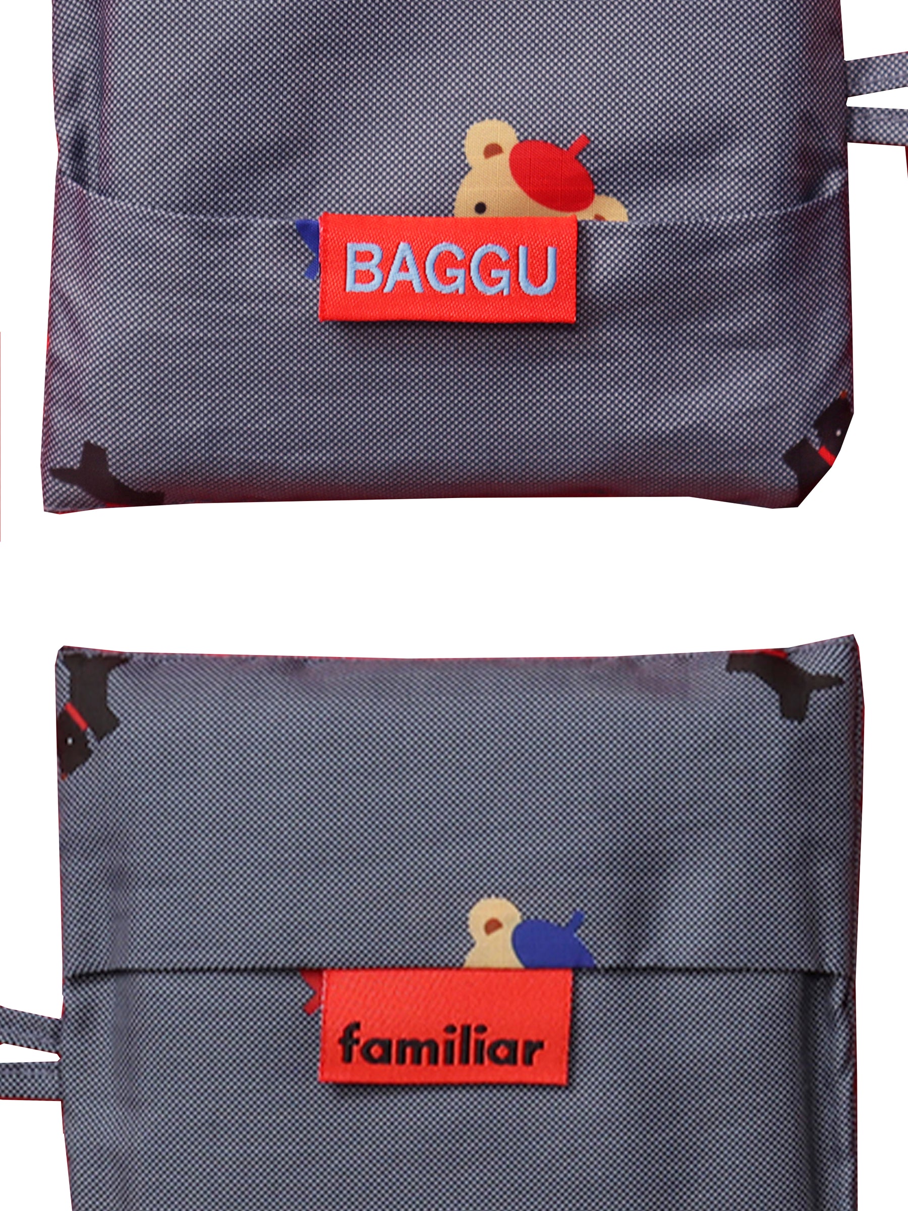 【WEB限定】エコバッグS〈BAGGU × familiar〉