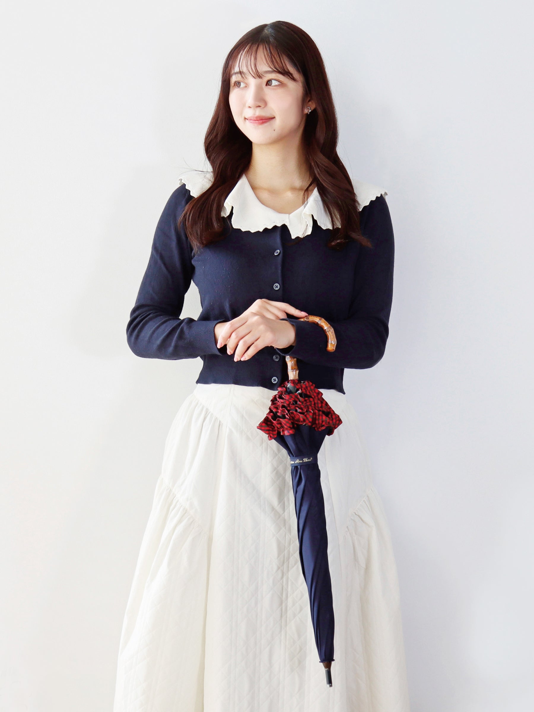 日傘〈Rose Blanc × familiar〉