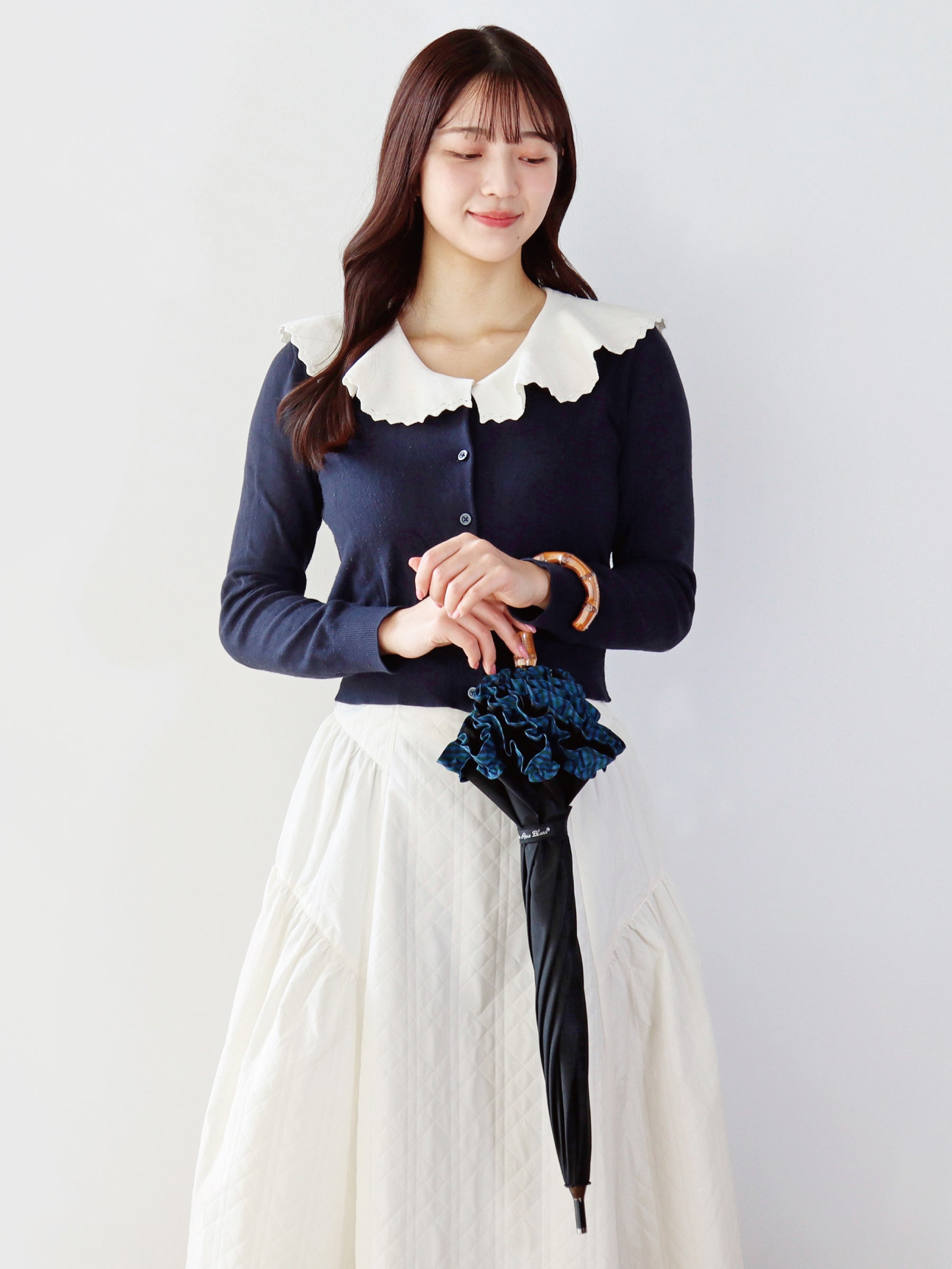 日傘〈Rose Blanc × familiar〉