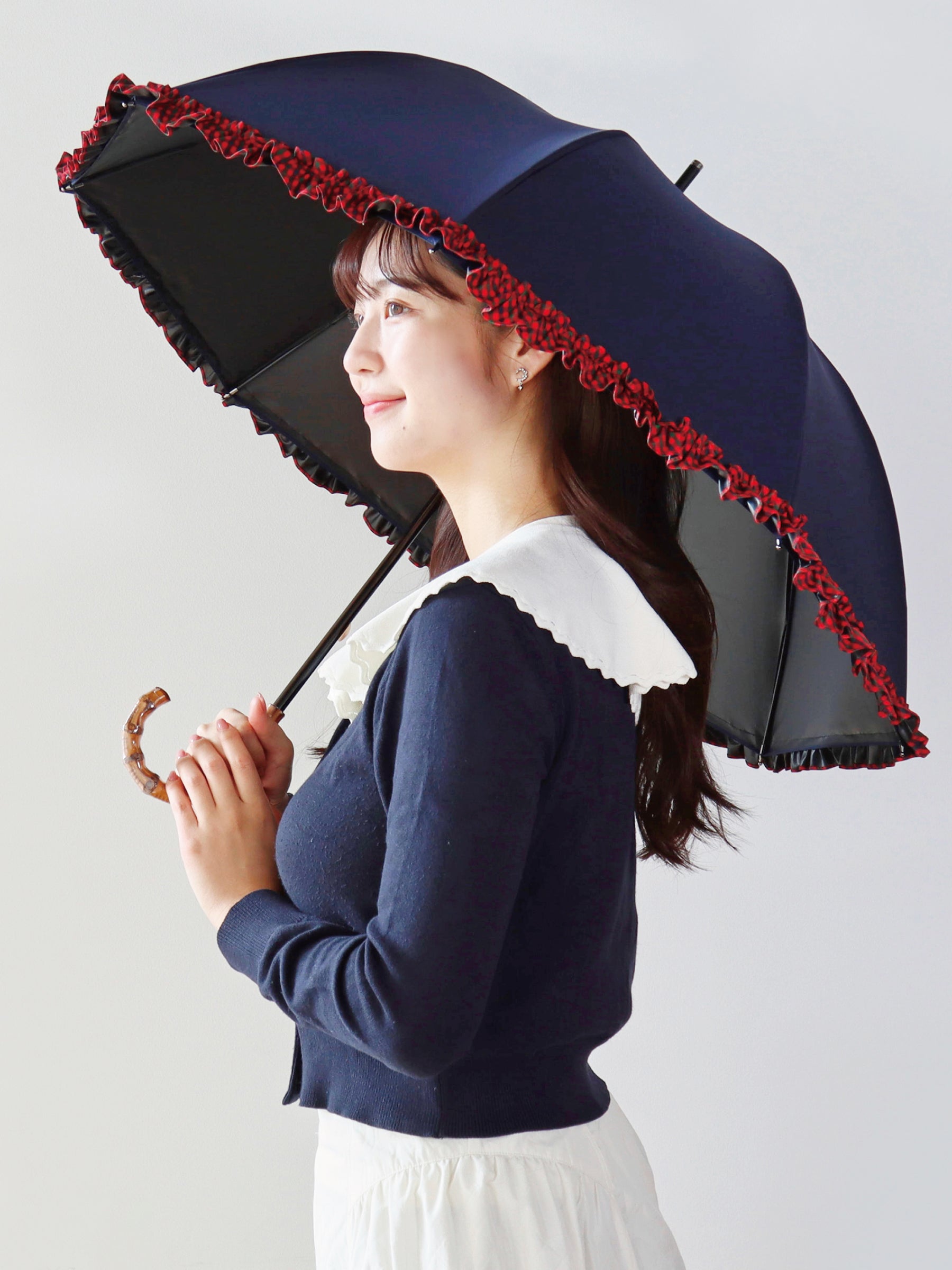 日傘〈Rose Blanc × familiar〉