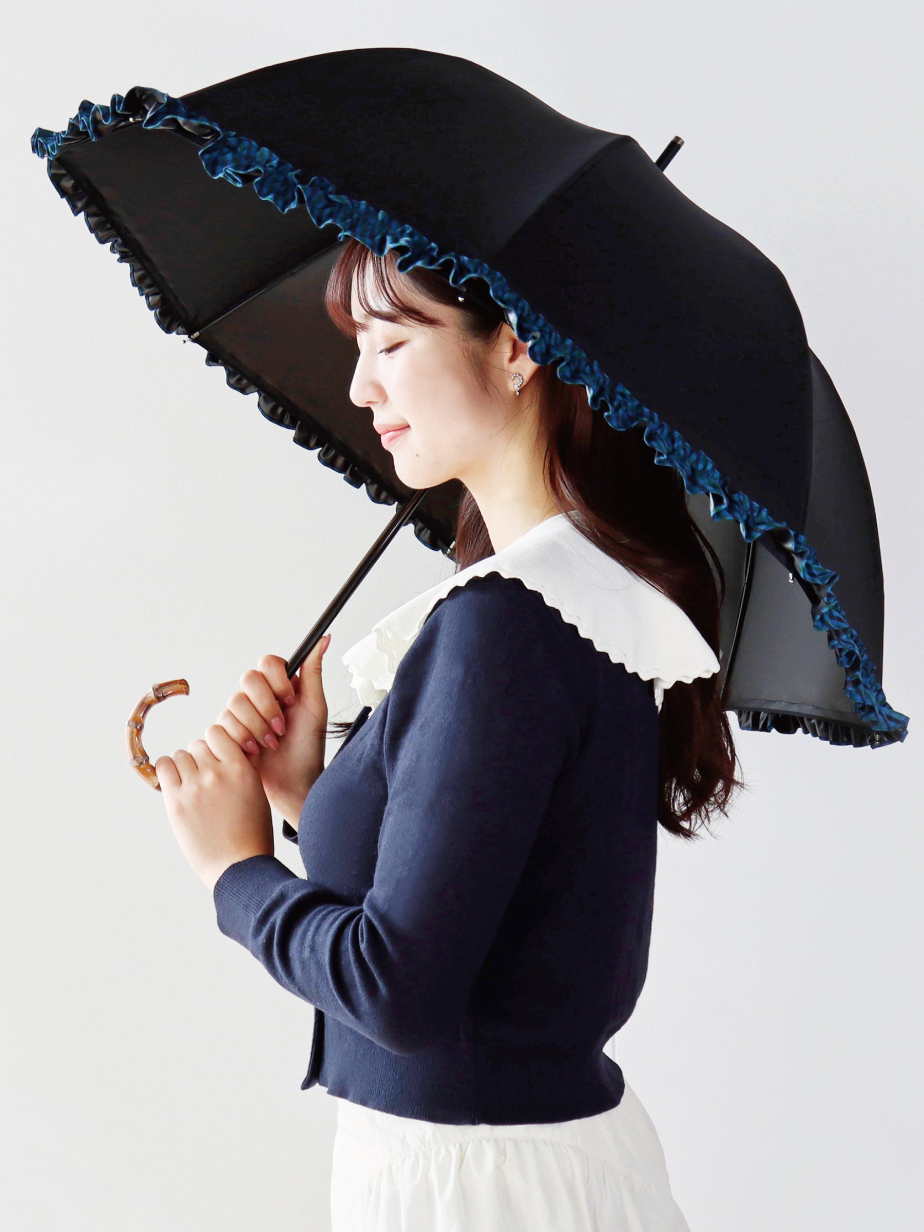 日傘〈Rose Blanc × familiar〉