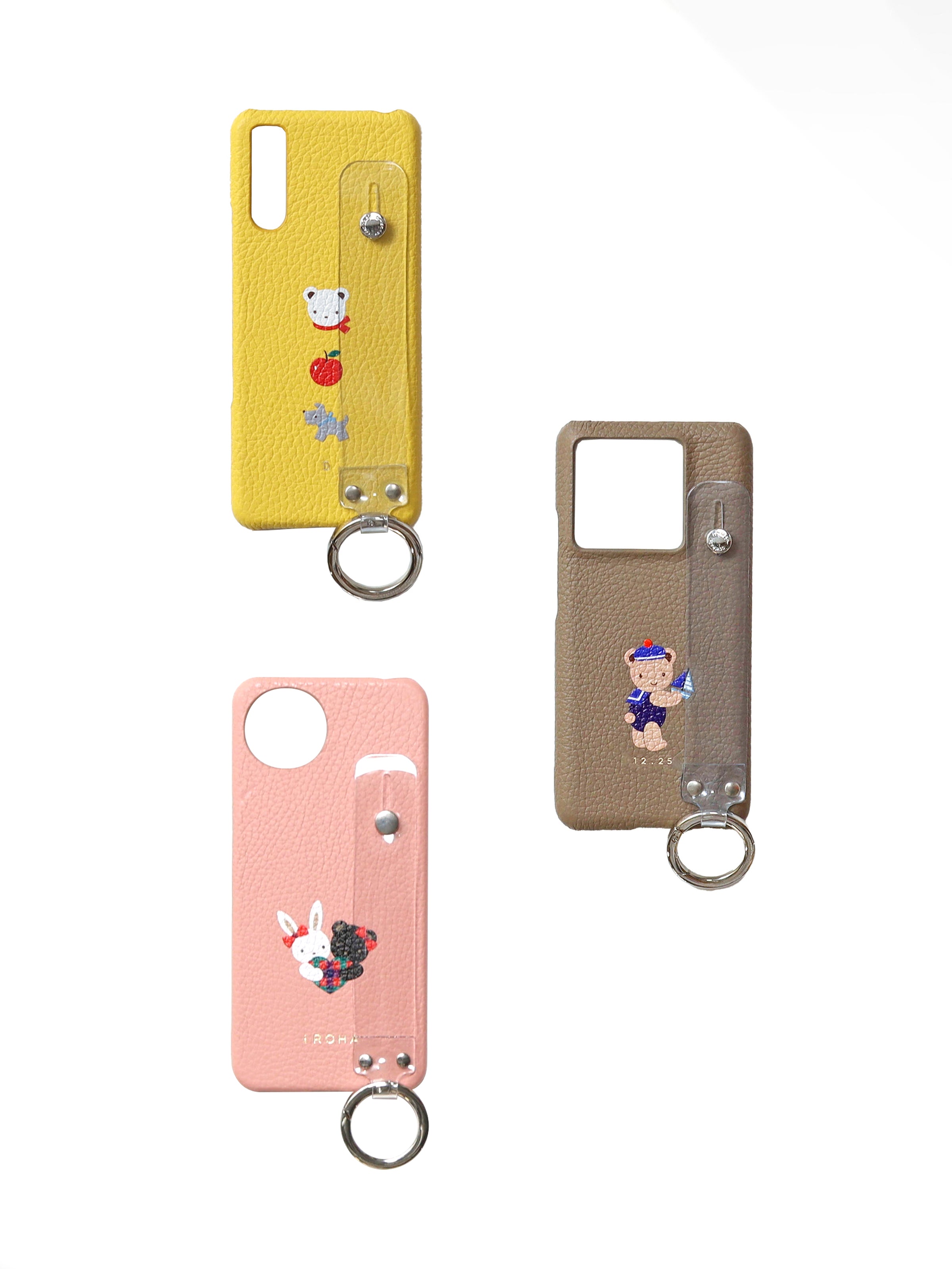 【受注販売】カスタマイズスマホケース（ハンドベルト付き・名入れ）(12月限定)