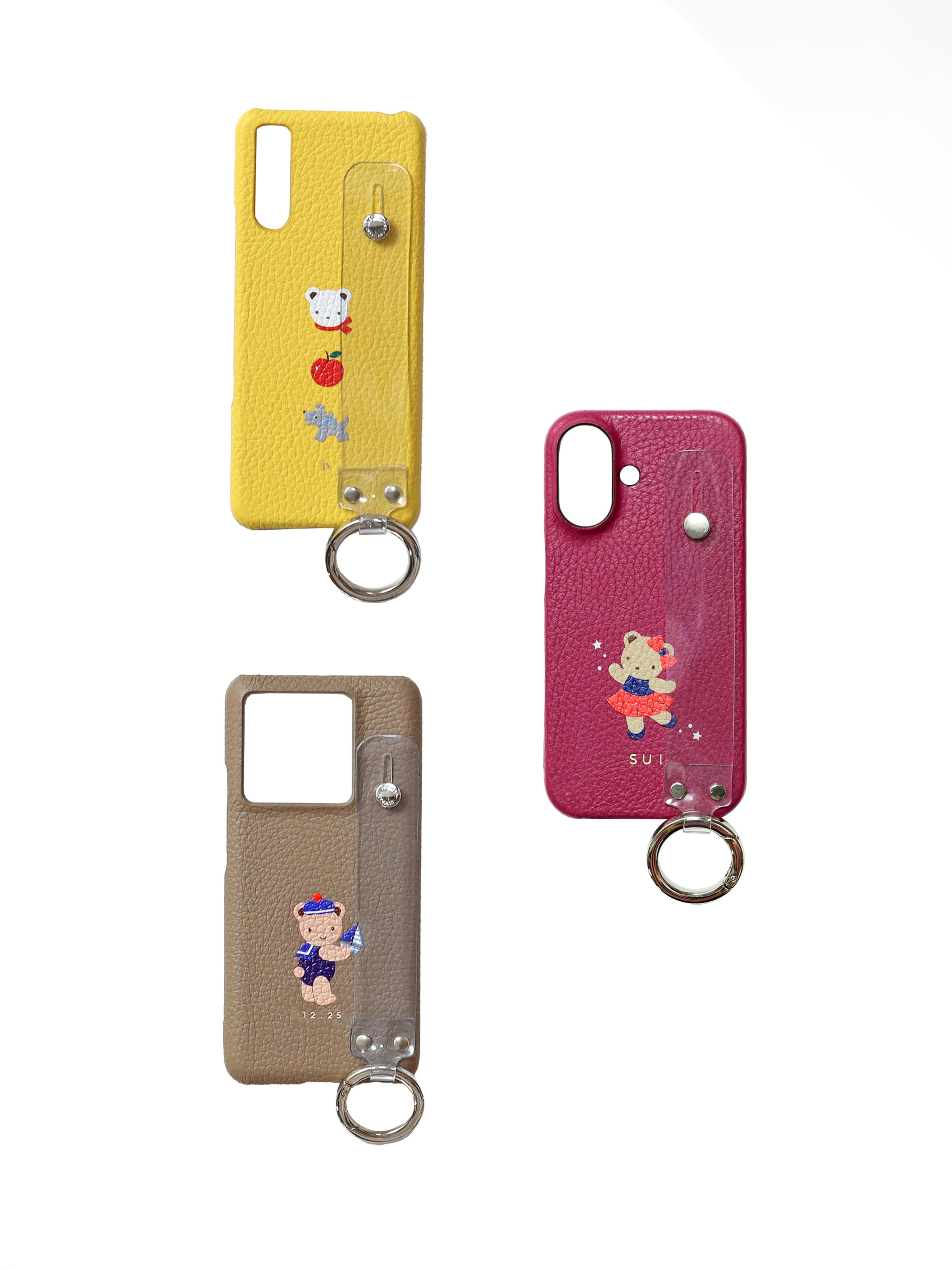 【受注販売】カスタマイズスマホケース（ハンドベルト付き・名入れ）(11月限定)