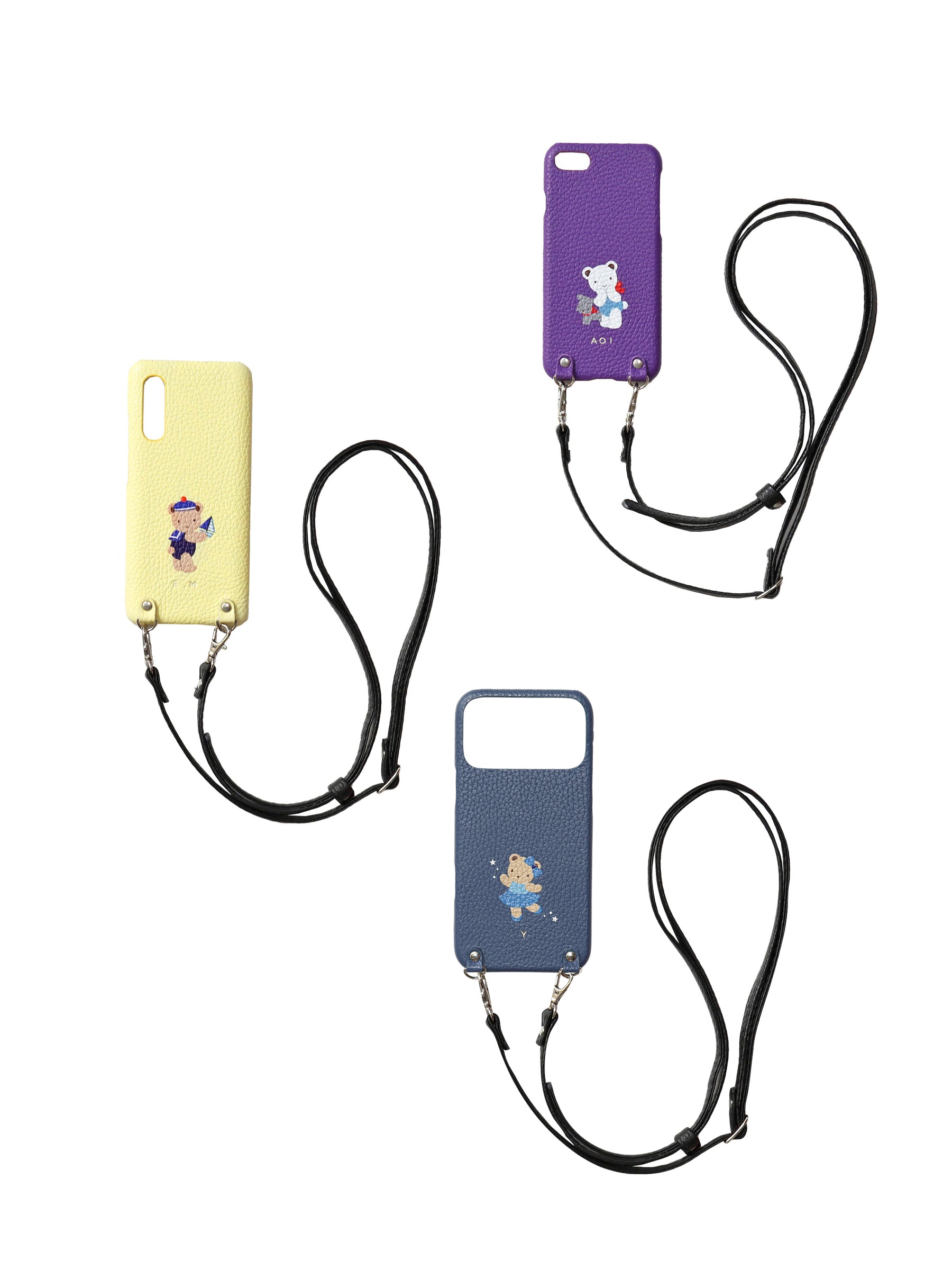 【受注販売】カスタマイズスマホケース（ショルダーストラップ付き・名入れ）(11月限定)