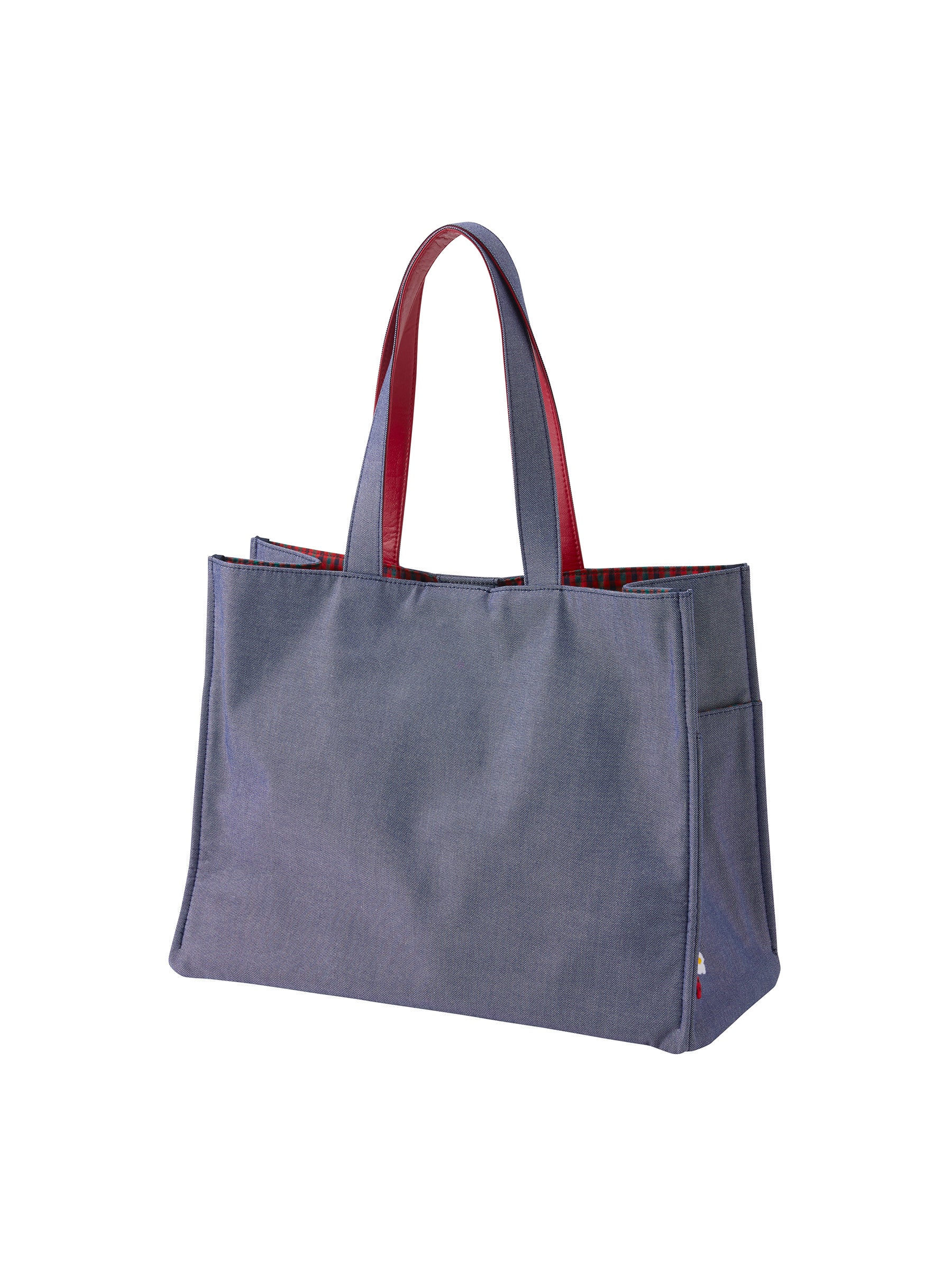 【子ども企画会議】デニムバッグ〈クマちゃんのいちごどろぼう〉