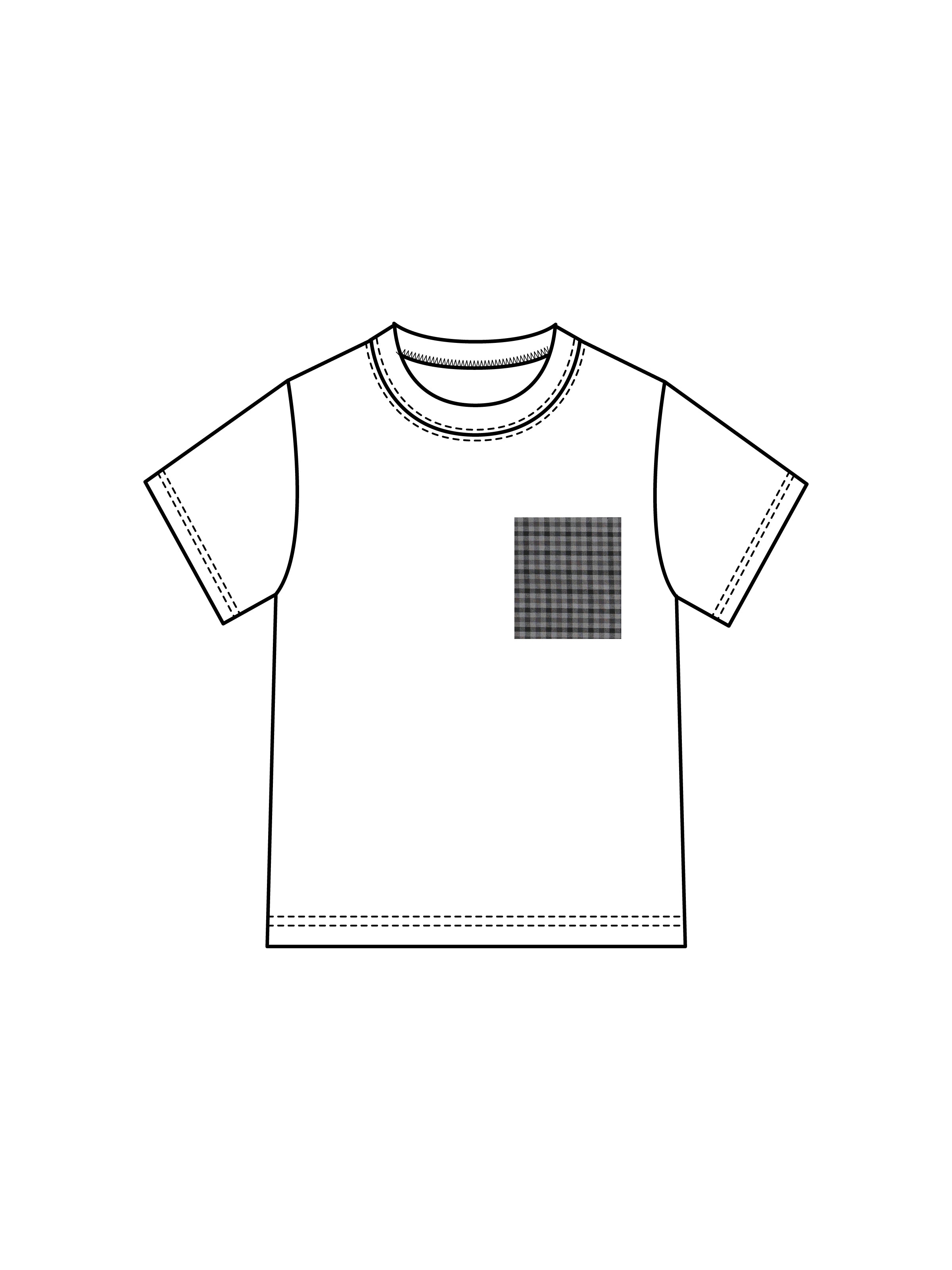 WEB受注】カスタマイズTシャツ 胸ポケット〈春のファミリア