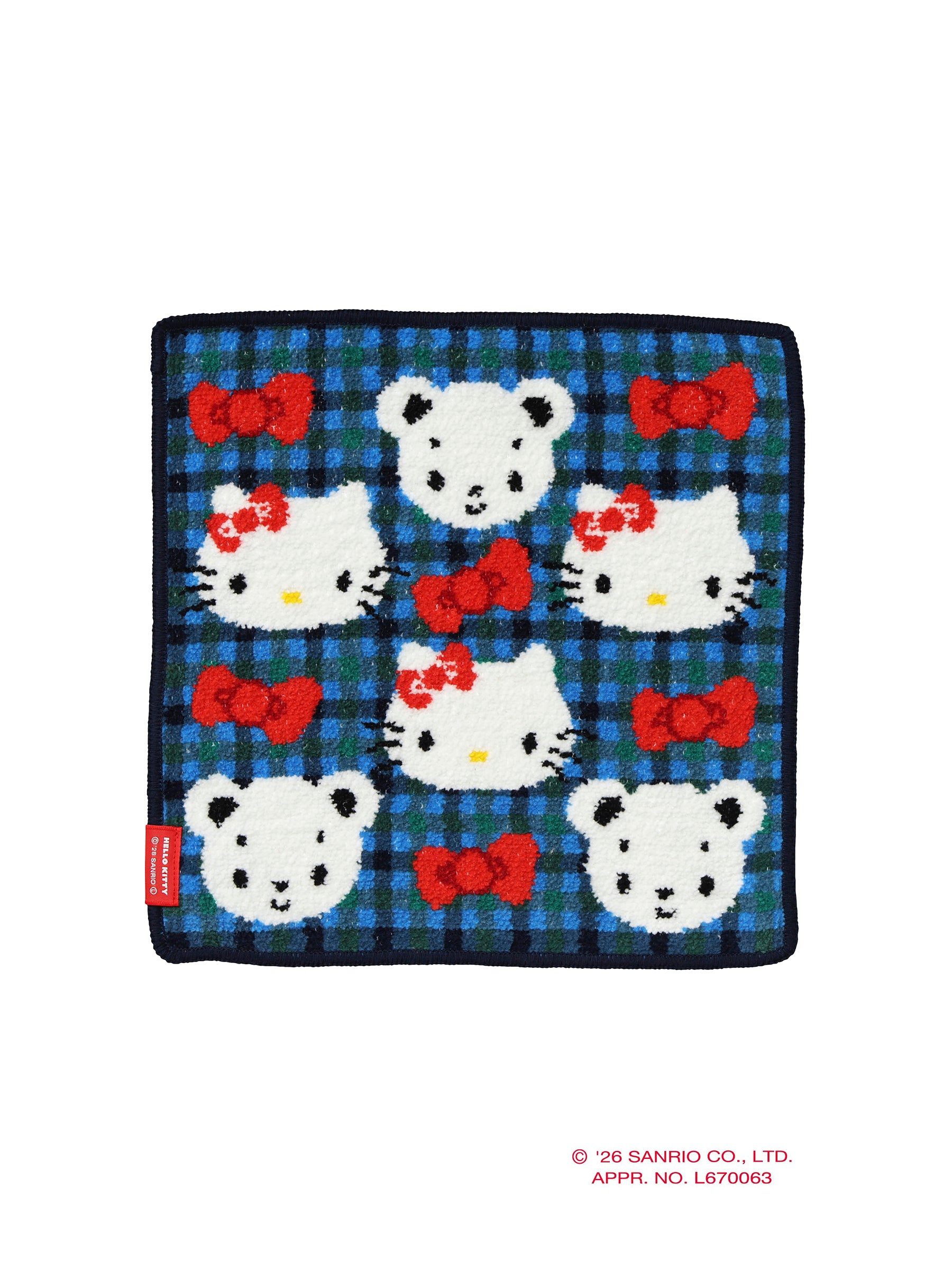 タオルハンカチ〈ハローキティ × familiar〉