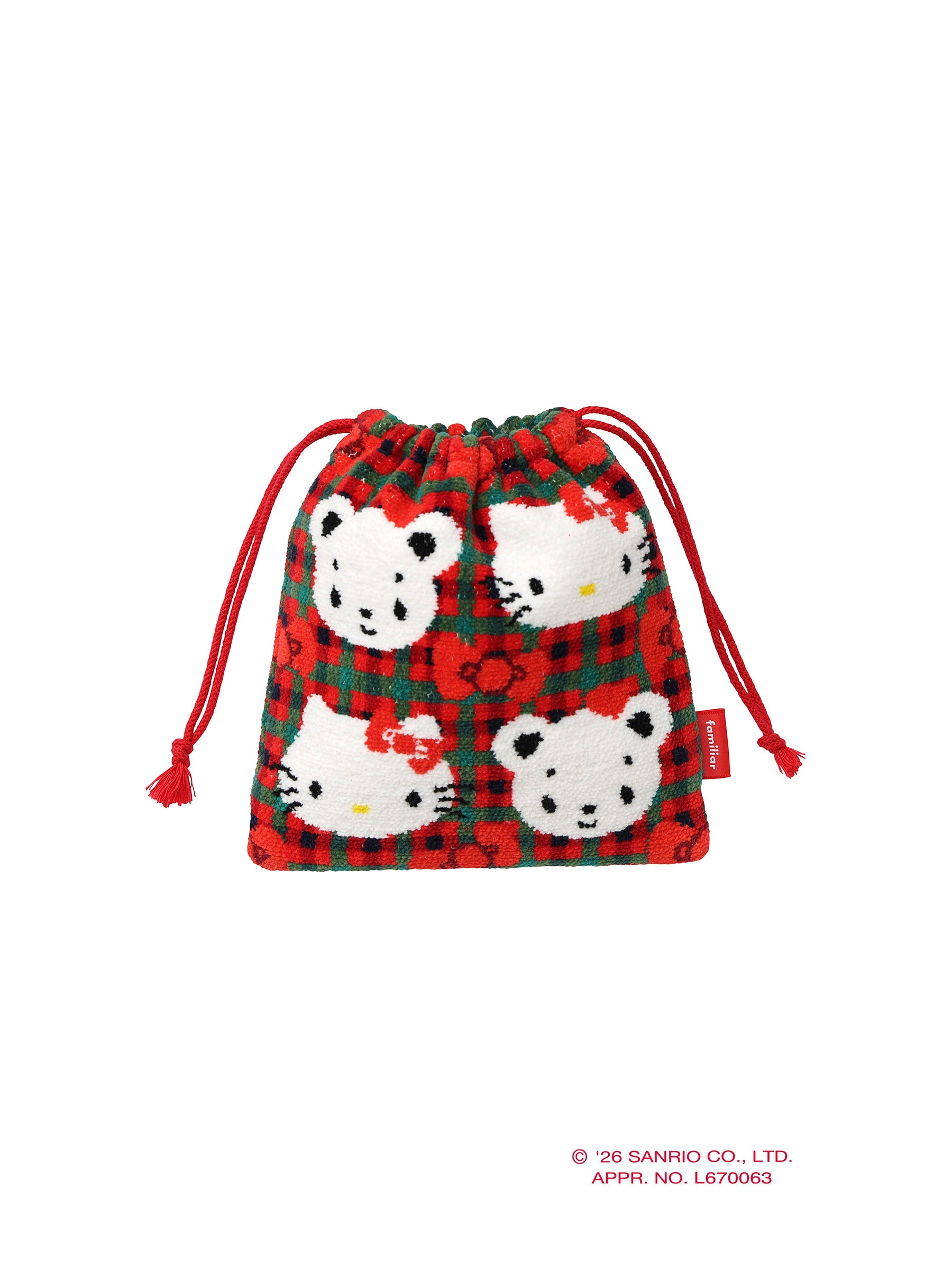 くま頭巾キティちゃん❤ミニクリスマスツリー クリスマスにぴっったりな可愛すぎる壁紙見つけた🎄💖 キティちゃん