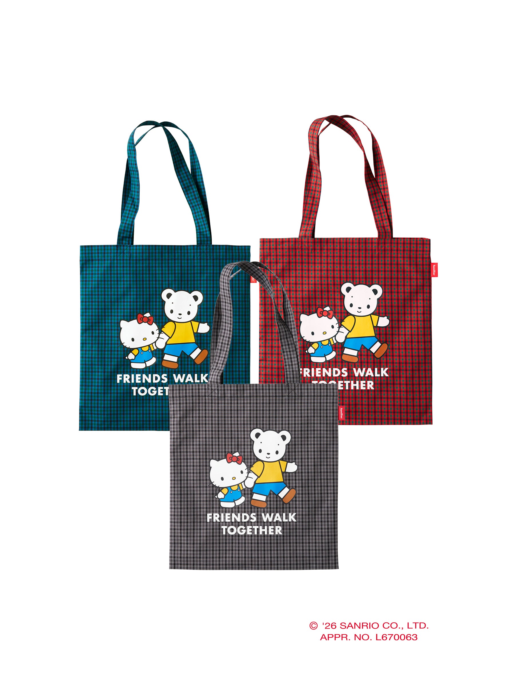 バッグ〈ハローキティ × familiar〉