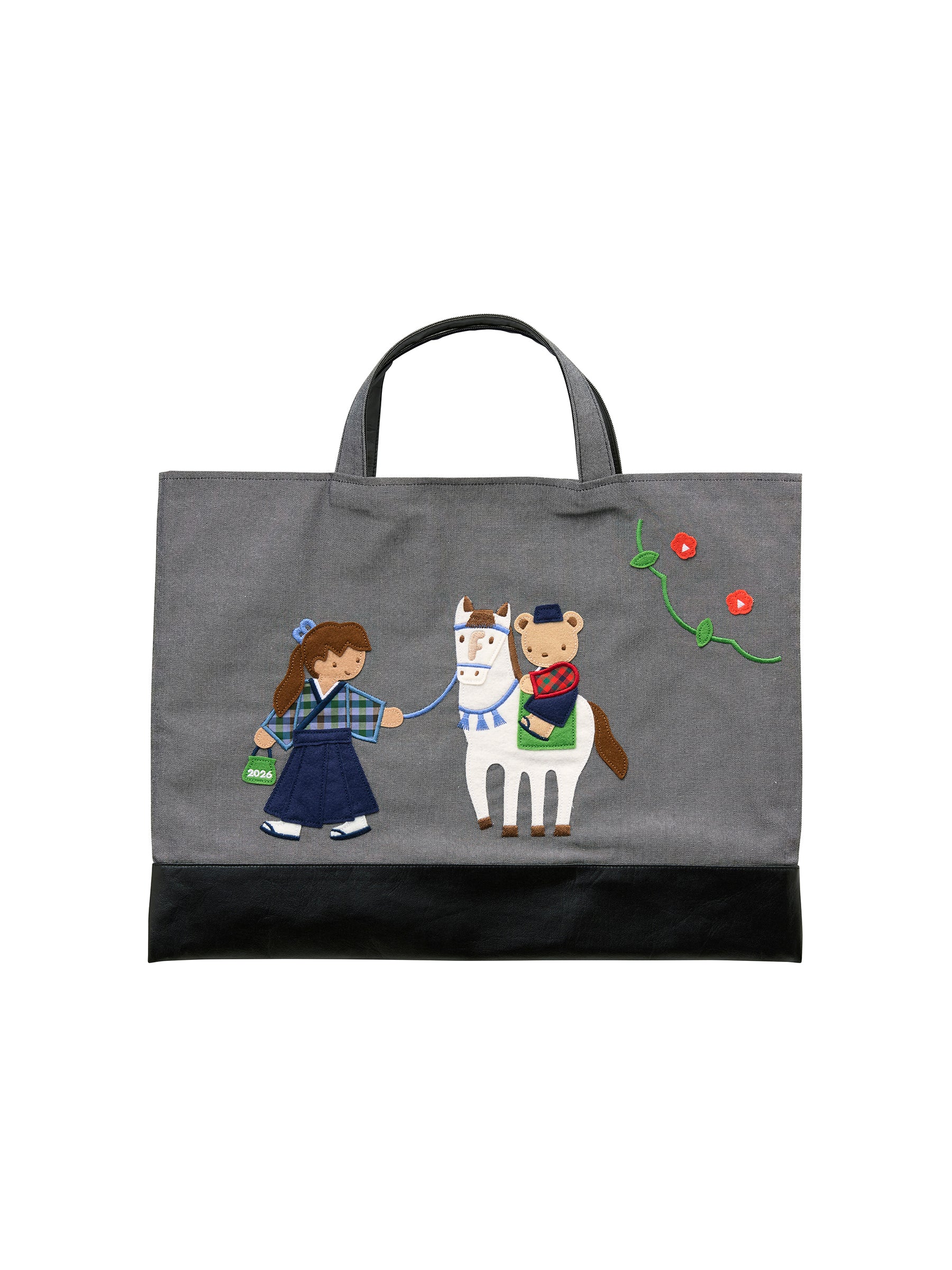 デニムバッグ〈BEAMS JAPAN × familiar〉