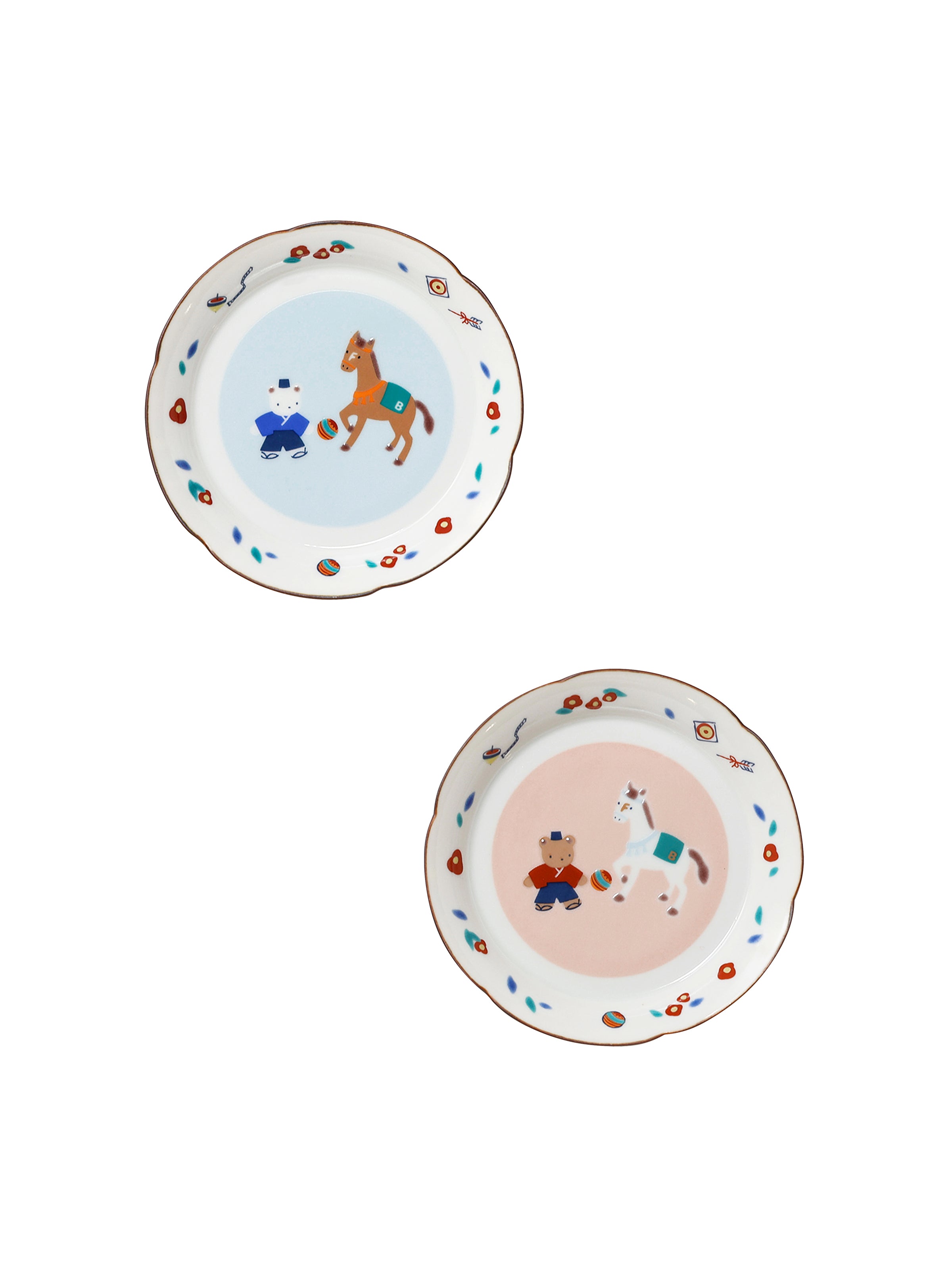 小皿セット〈BEAMS JAPAN × familiar〉