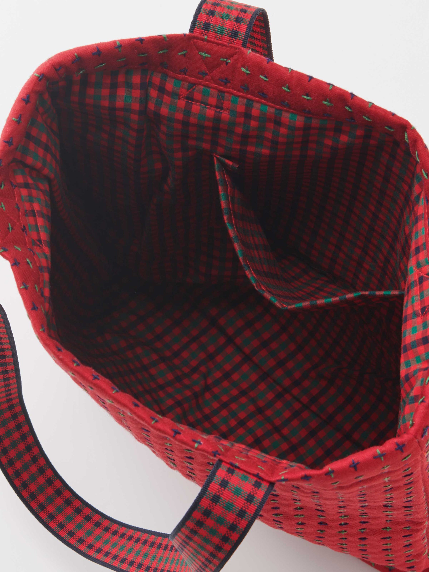 【受注販売】刺し子のトート〈keisuke kanda × familiar〉