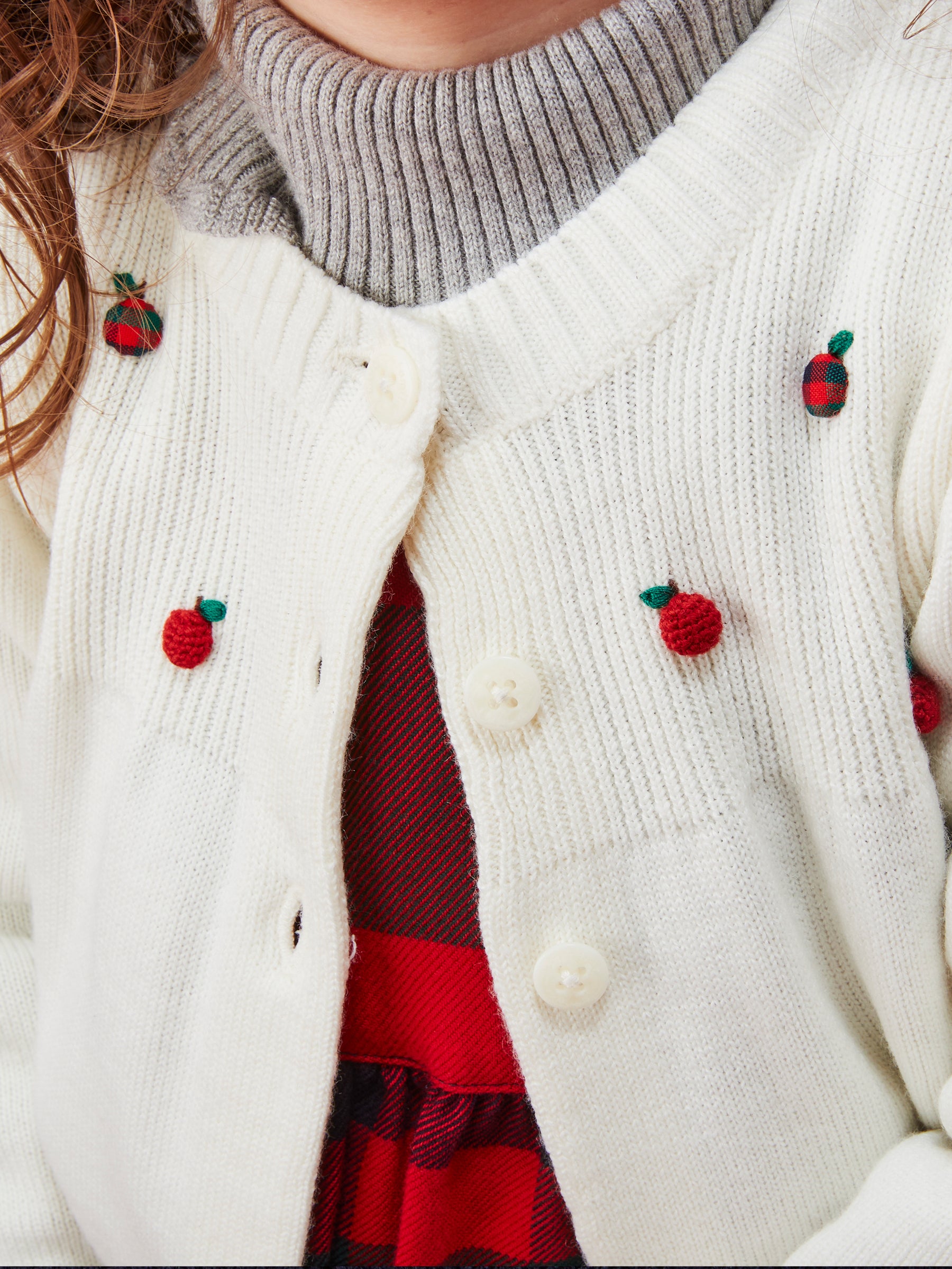 【美品】ファミリア　ウール混カーディガン　M ファミリア Familiar カーディガン 長袖 ボーダー ウール混 90 紺