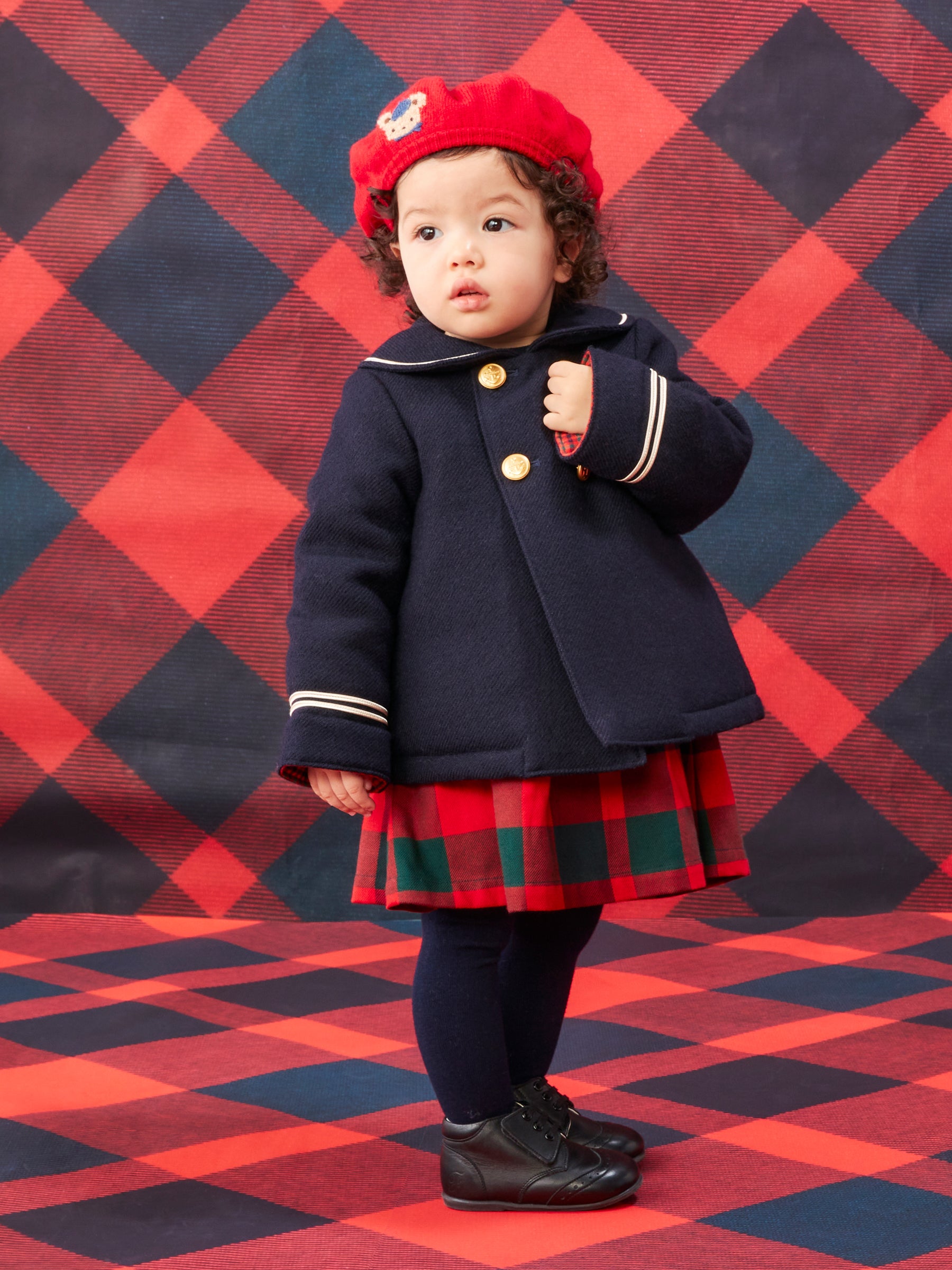 ファミリア 極美品 赤チェック柄 ウールコート 160 楽天市場】【familiar】ファミリア チェック ウールコート 赤