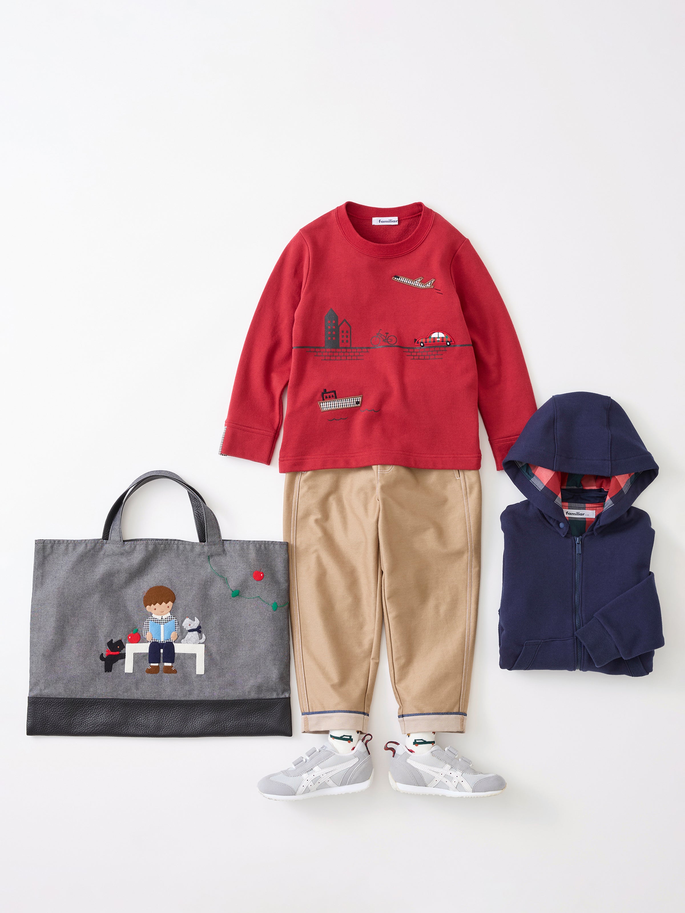 えったん！familiar【ファミリア】110 8点セット Kids - 0118fw89 | ファミリア公式サイト