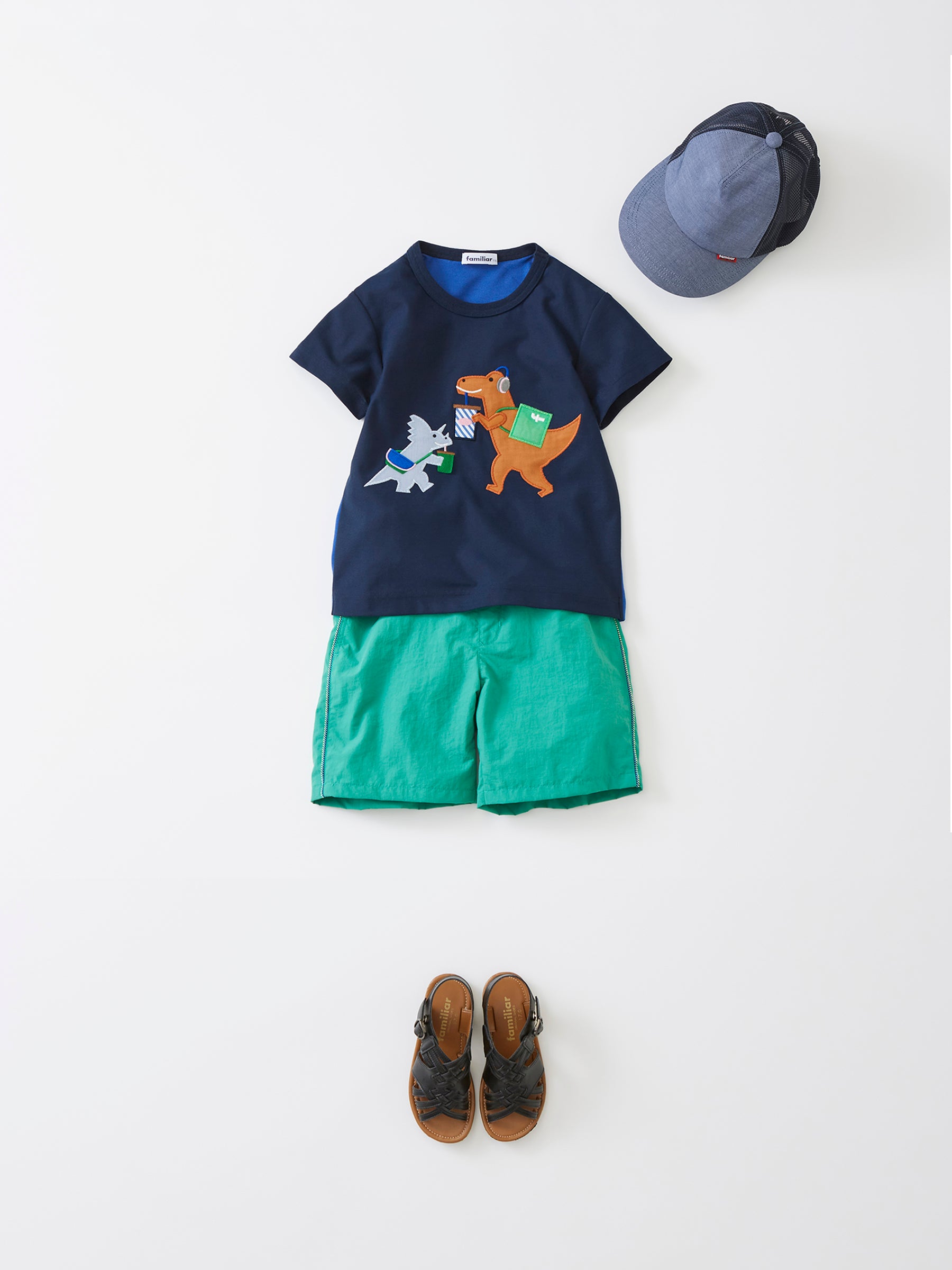 ファミリア　Tシャツ　パンツ　90　半袖　男の子　セット　まとめ売り　入園準備 ファミリア Tシャツ パンツ 90 半袖 男の子 セット まとめ売り
