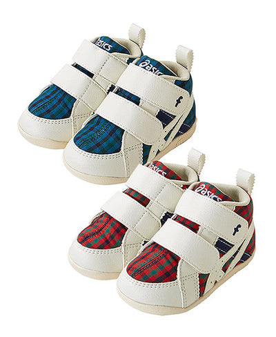 ファミリア アシックスasicsベルトタイプファミリアチェックグリーン21センチ ベビースニーカー〈アシックスキッズ × familiar〉 | ファミリア公式サイト